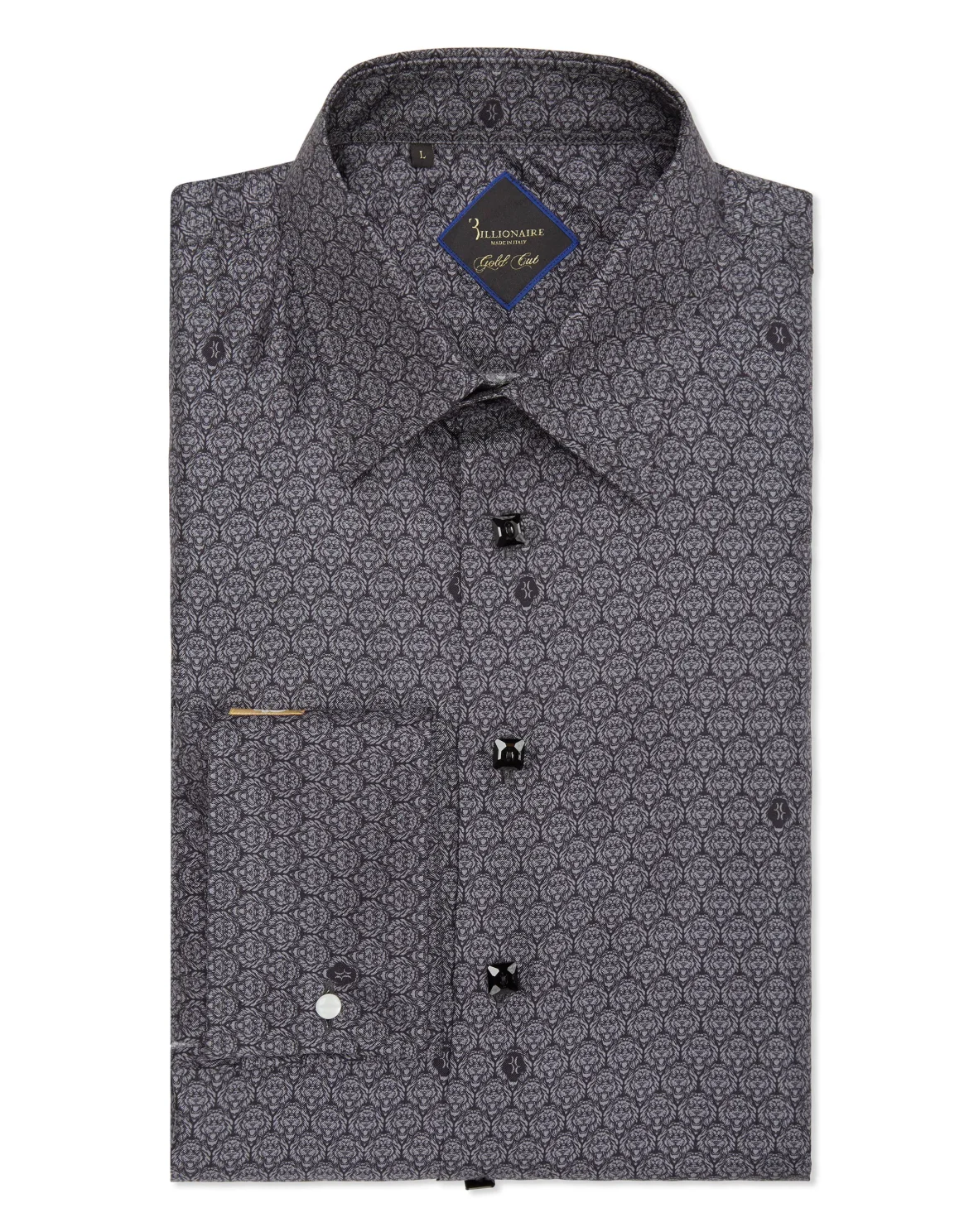 Shirt Gold Cut LS / Milano Lion, цвет: Черный