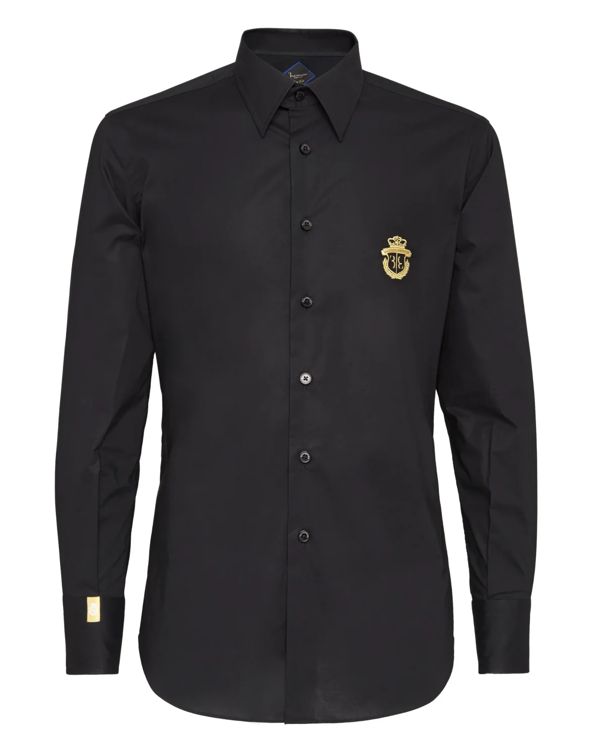 Shirt Gold Cut LS/Milano Crest, цвет: Черный