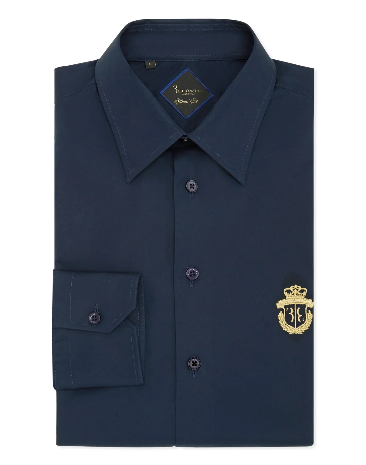 Shirt Gold Cut LS/Milano Crest, цвет: Синий