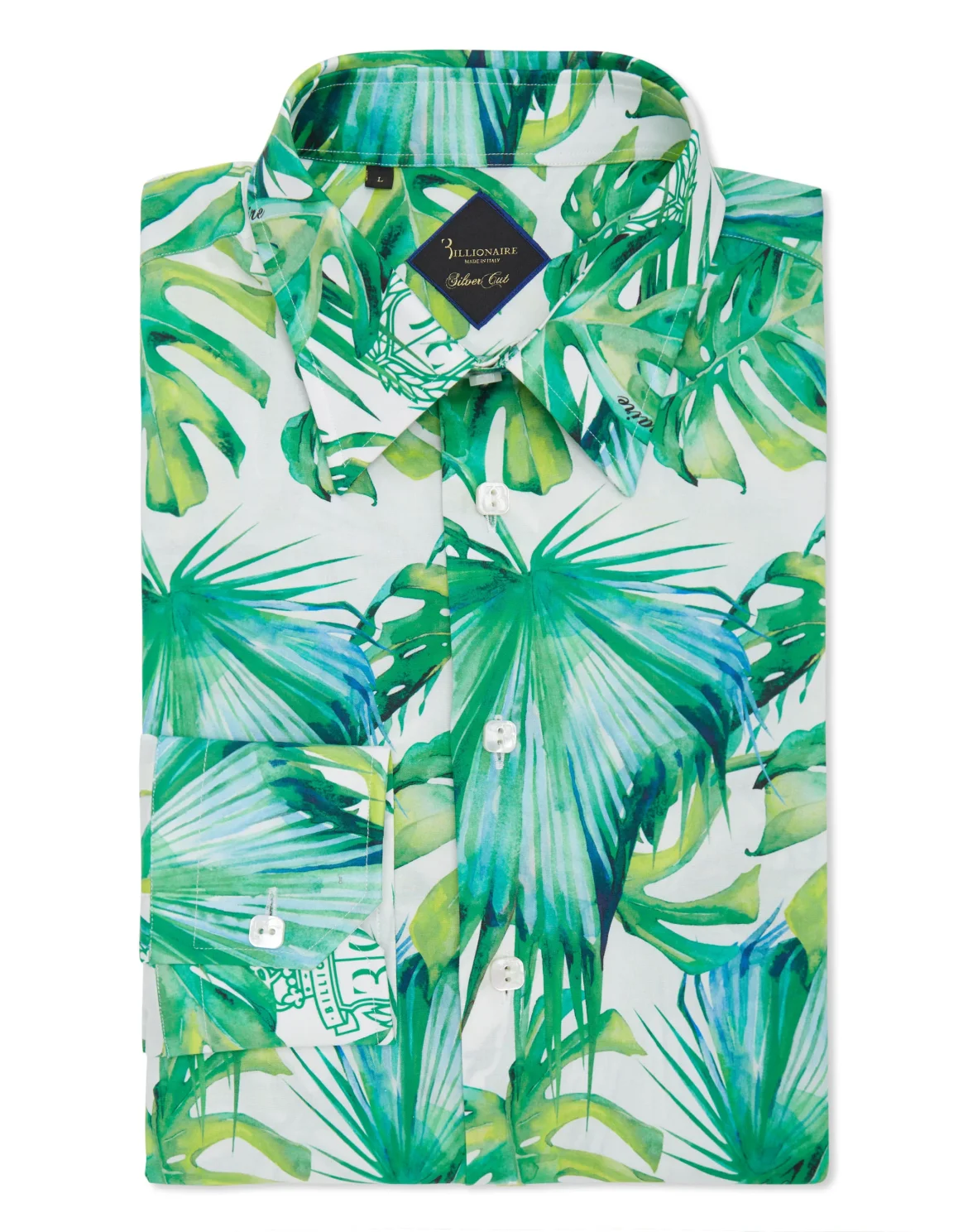Shirt Silver Cut LS/Milano Palms, цвет: Белый