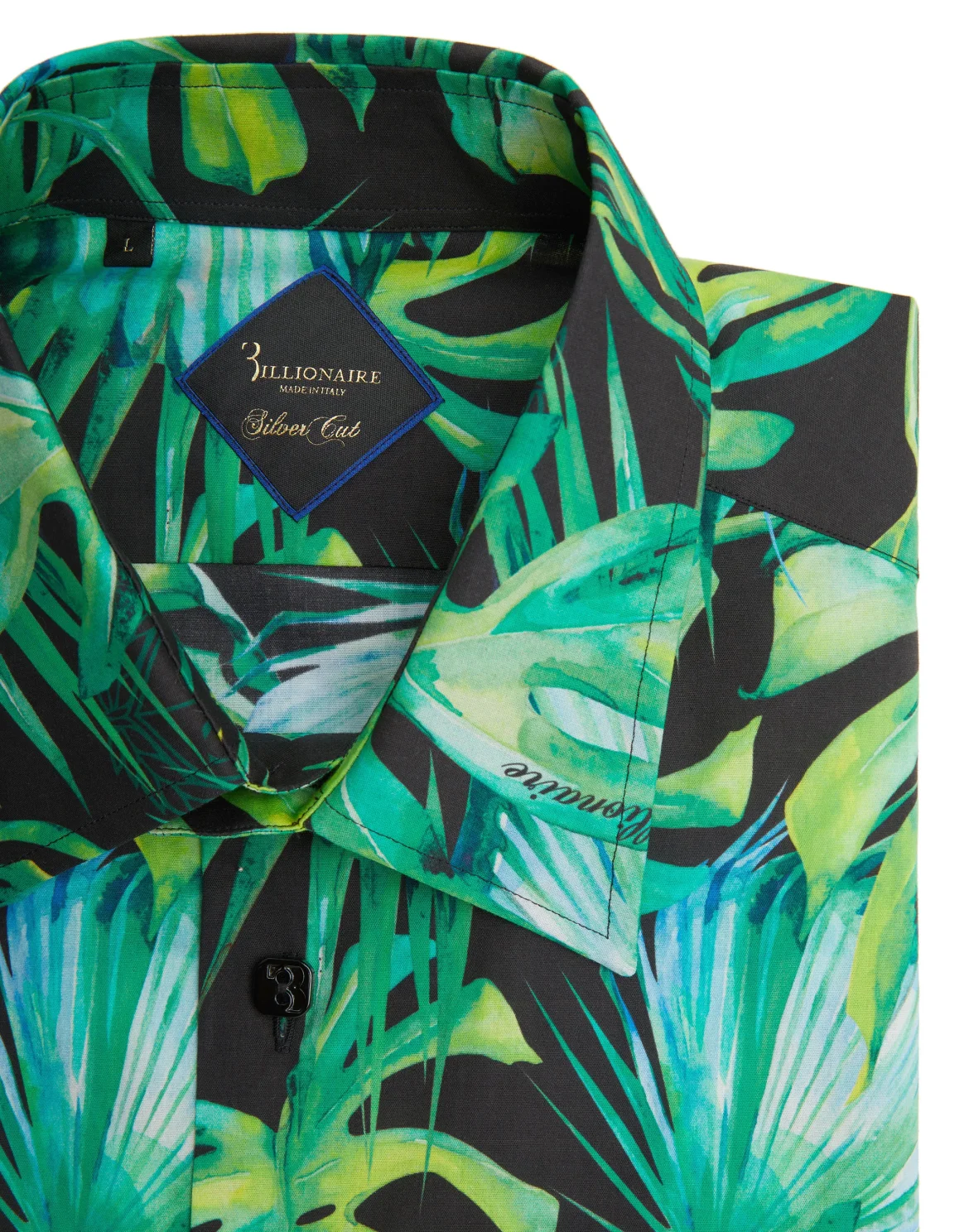 Shirt Silver Cut LS/Milano Palms, цвет: Черный