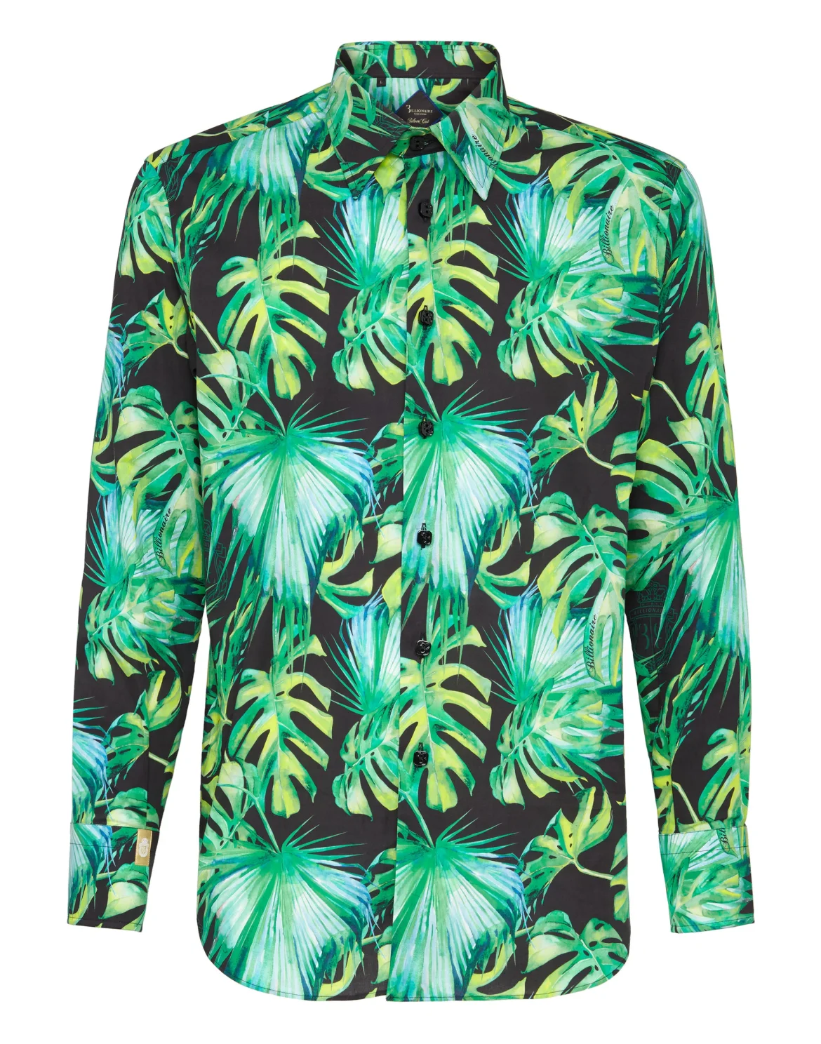 Shirt Silver Cut LS/Milano Palms, цвет: Черный