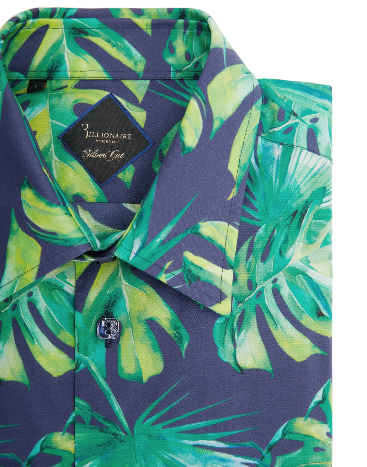 Shirt Silver Cut LS/Milano Palms, цвет: Синий