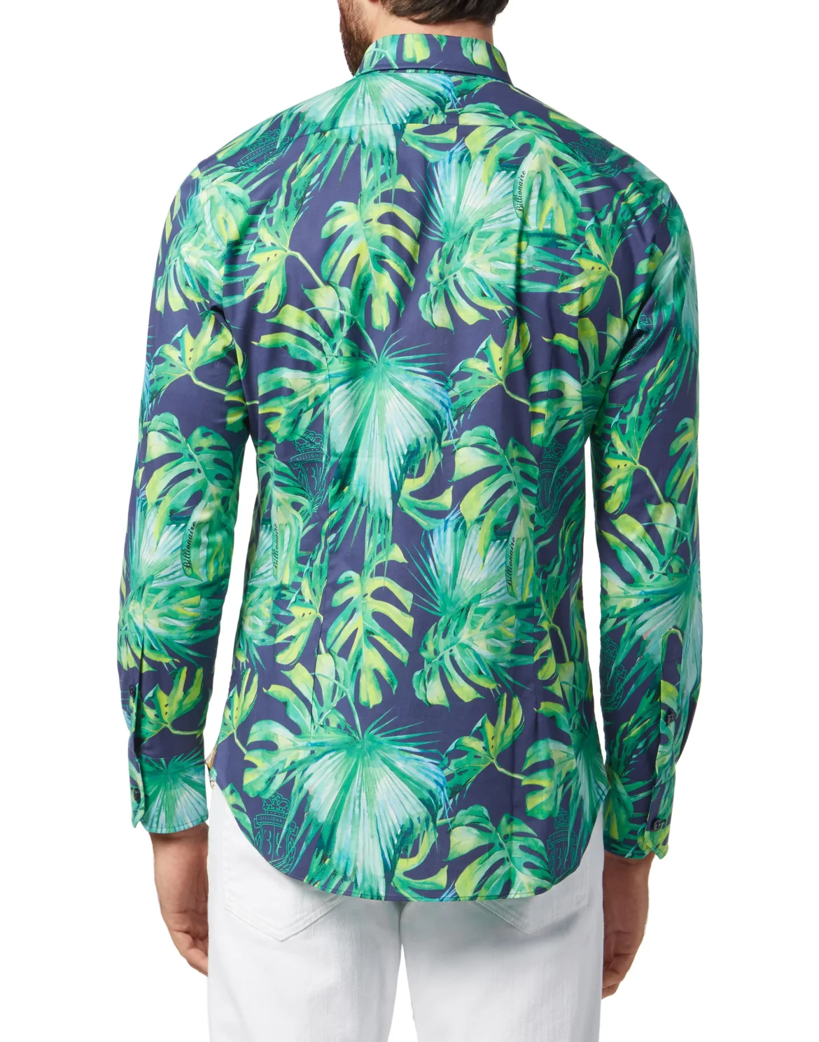 Shirt Silver Cut LS/Milano Palms, цвет: Синий