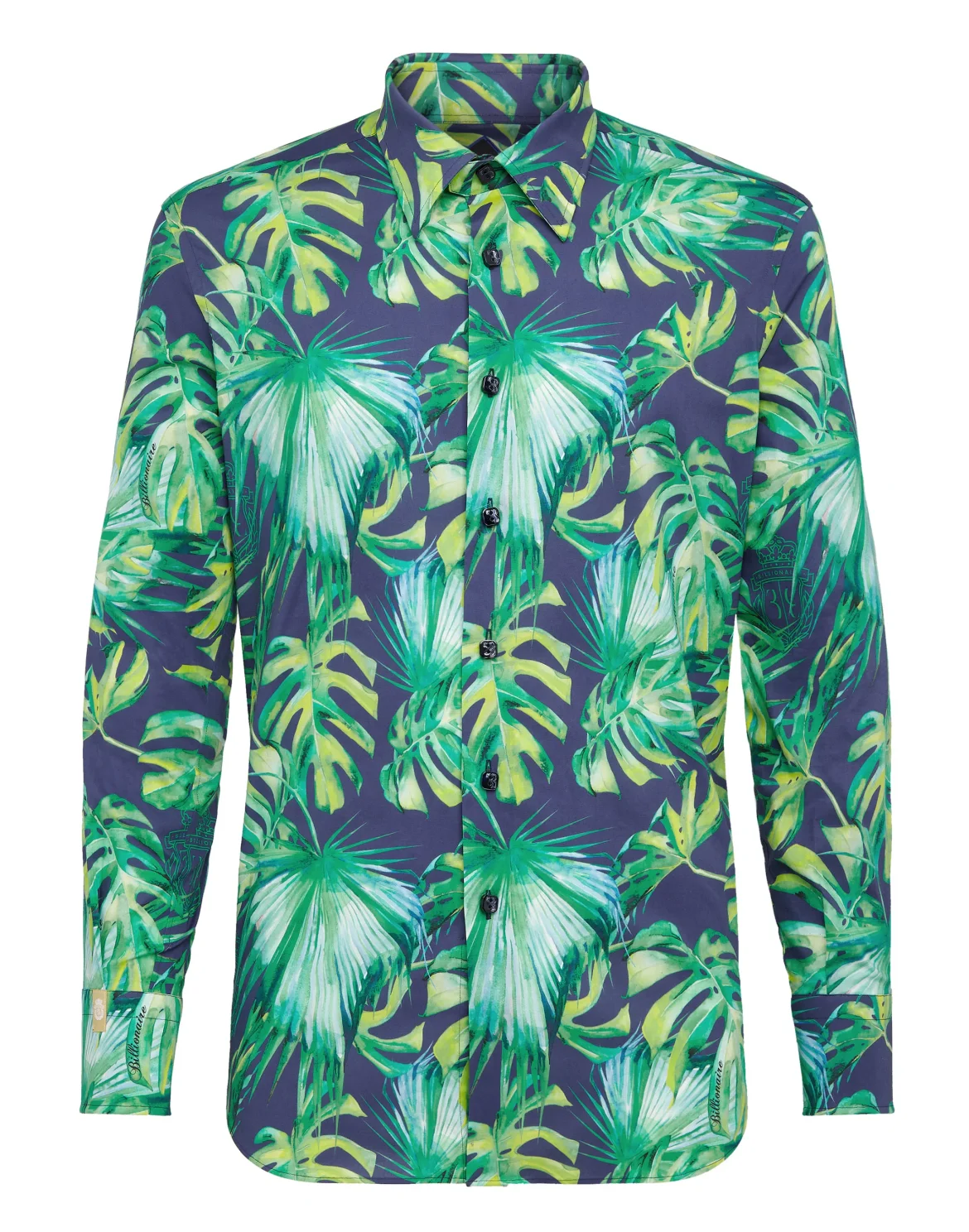 Shirt Silver Cut LS/Milano Palms, цвет: Синий