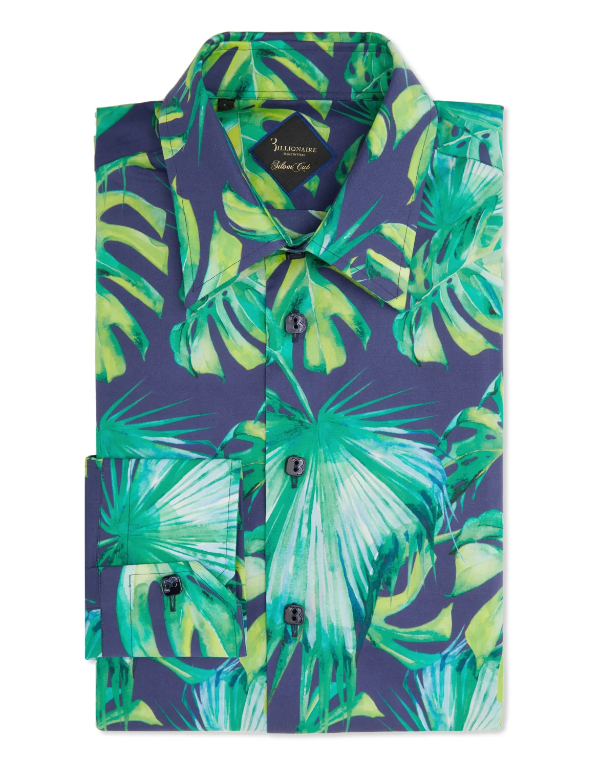 Shirt Silver Cut LS/Milano Palms, цвет: Синий