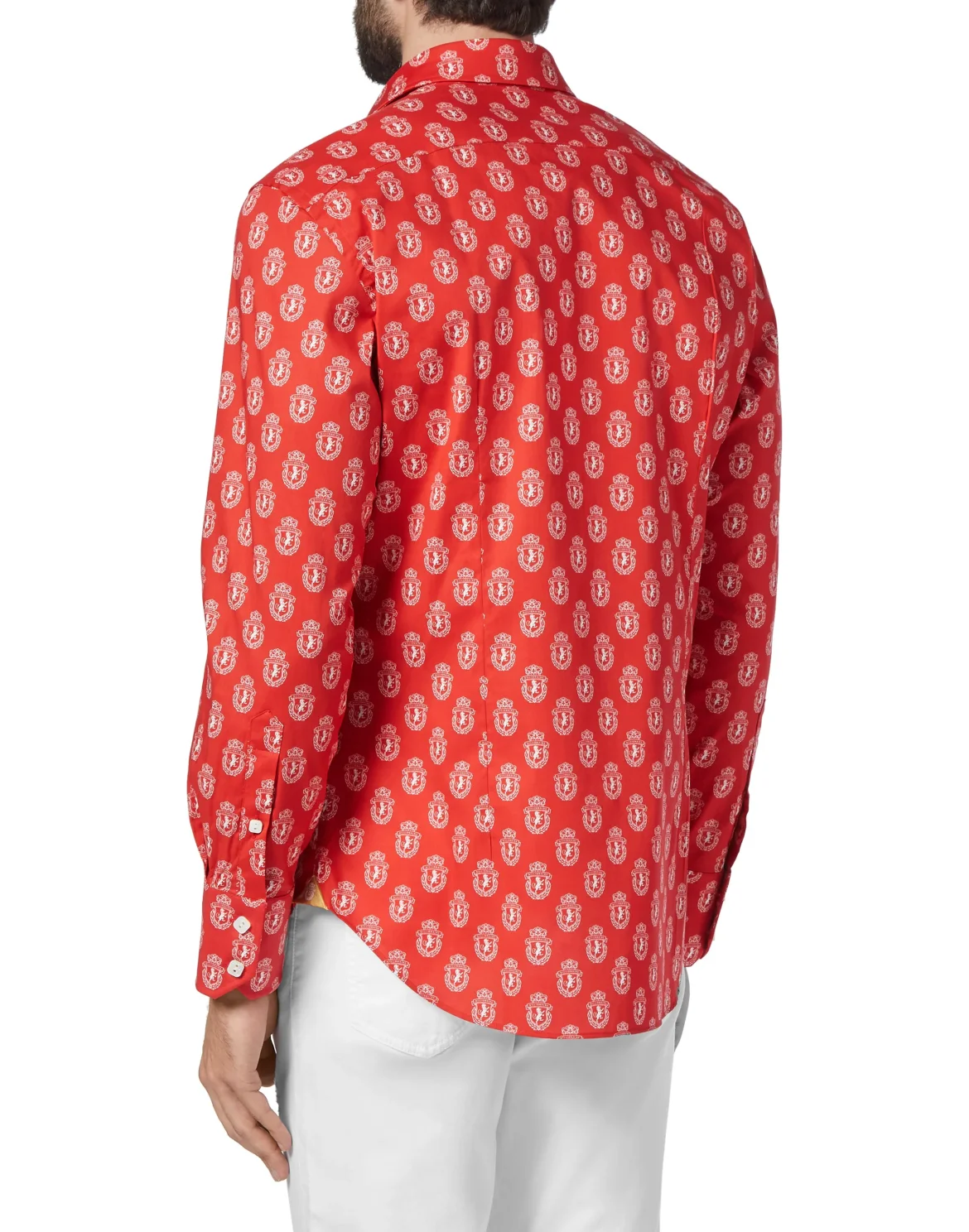 Shirt Silver Cut LS/Milano Lion, цвет: Красный