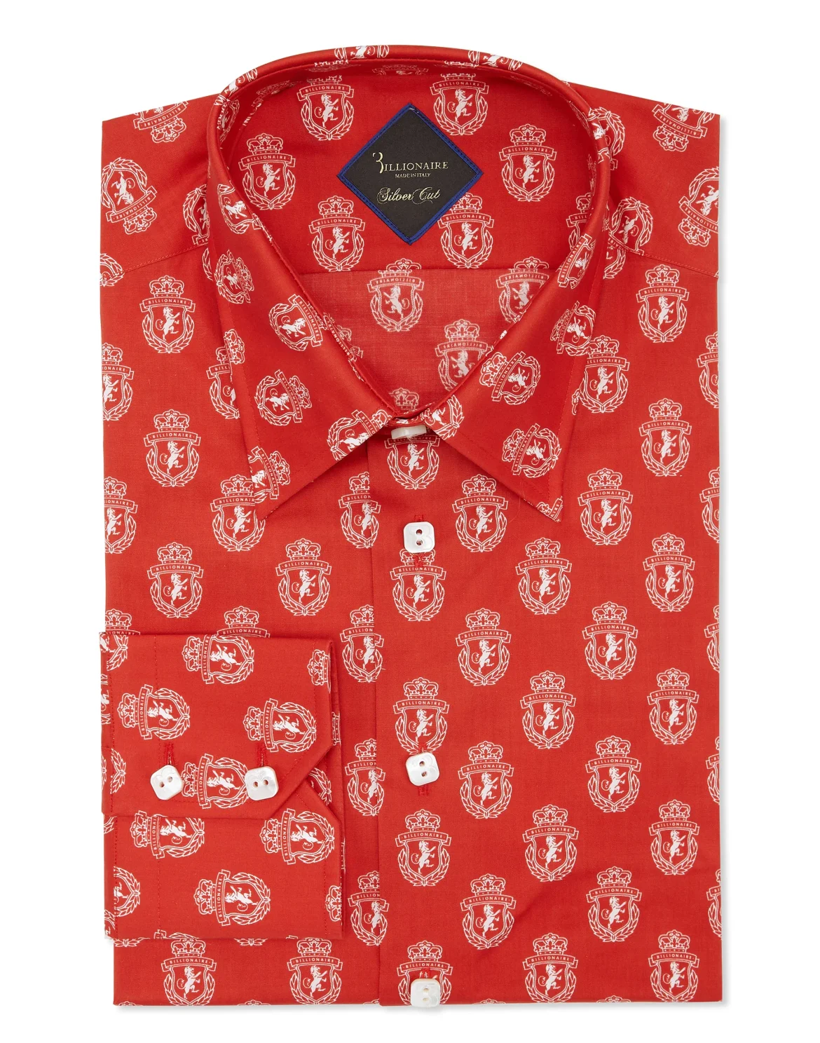 Shirt Silver Cut LS/Milano Lion, цвет: Красный