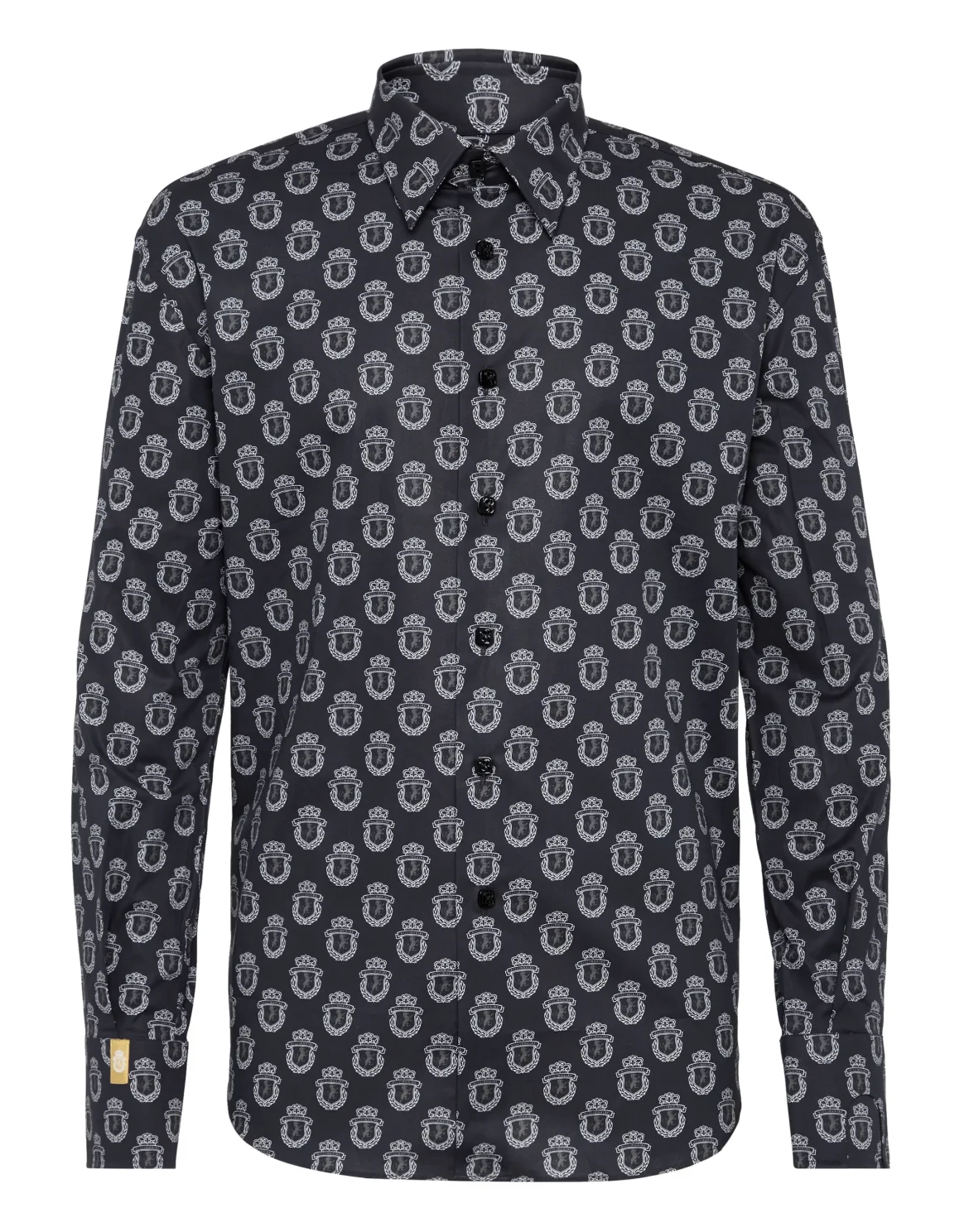 Shirt Gold Cut LS/Milano Lion, цвет: Черный