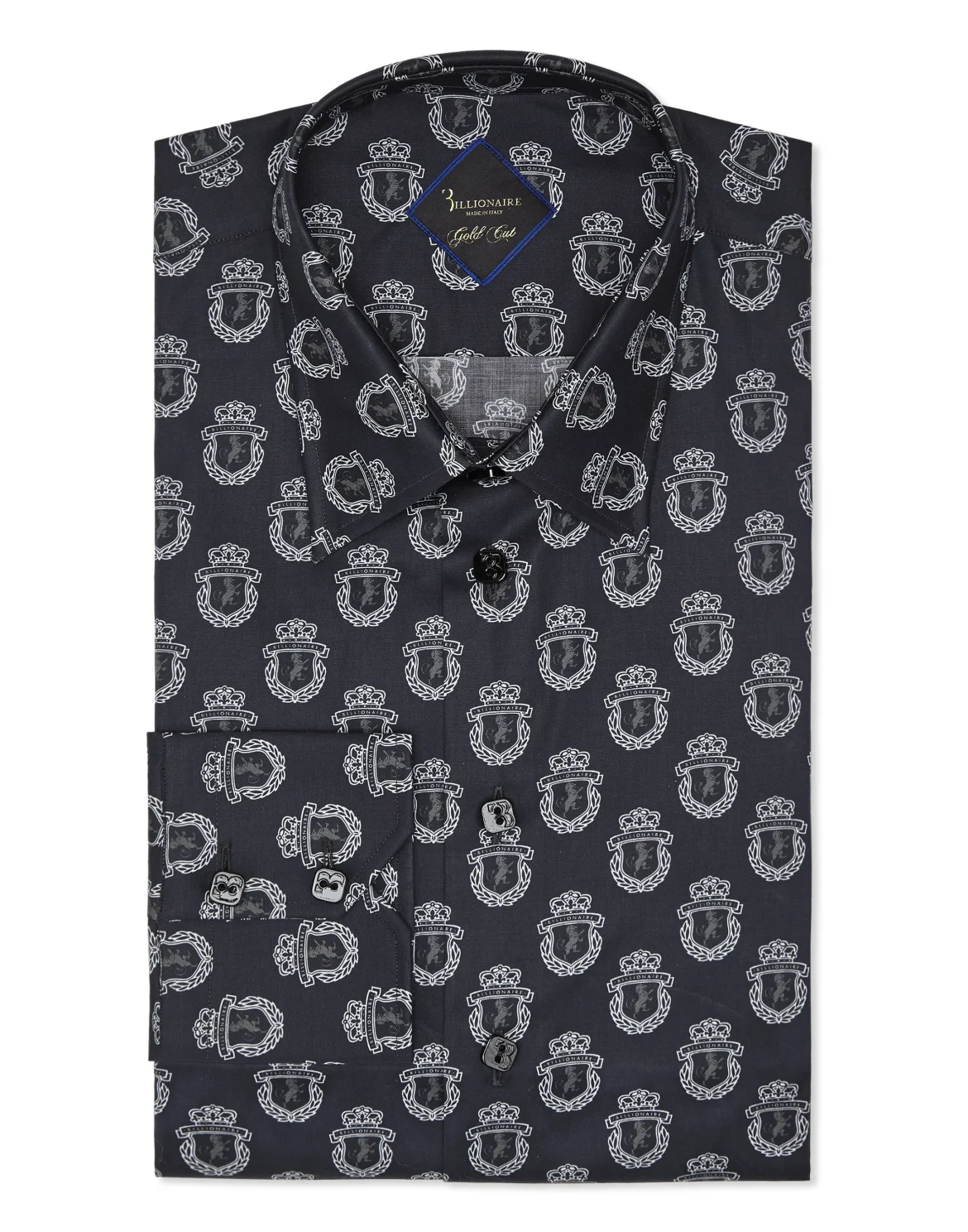 Shirt Gold Cut LS/Milano Lion, цвет: Черный