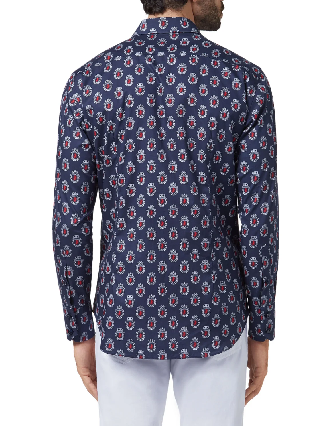 Shirt Gold Cut LS/Milano Lion, цвет: Синий