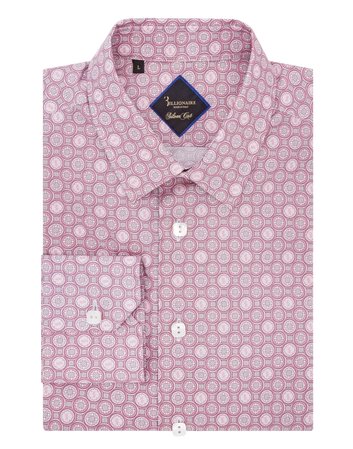 Shirt Silver Cut LS/Cristal Geometric, цвет: Розовый