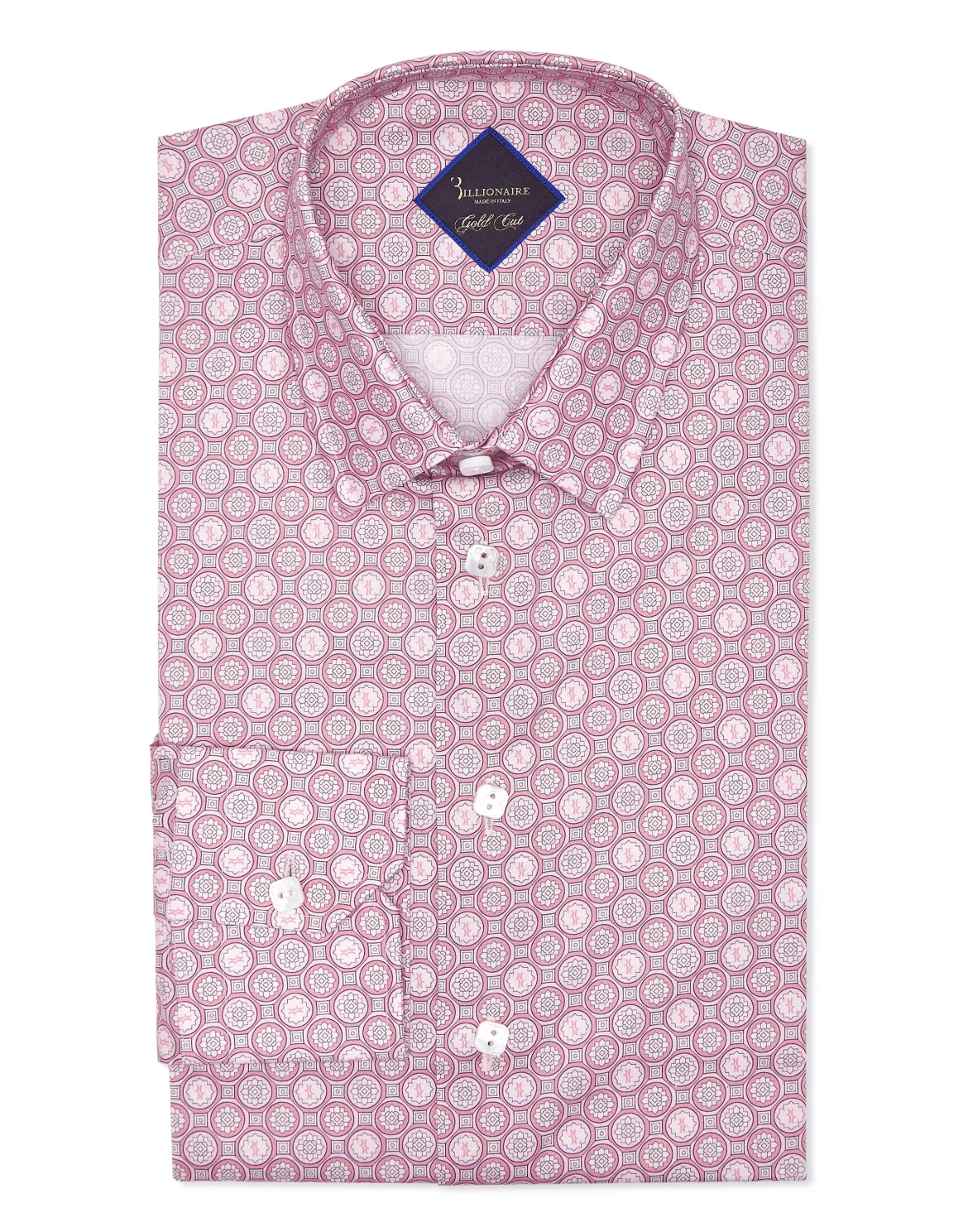 Shirt Gold Cut LS/Cristal Geometric, цвет: Розовый