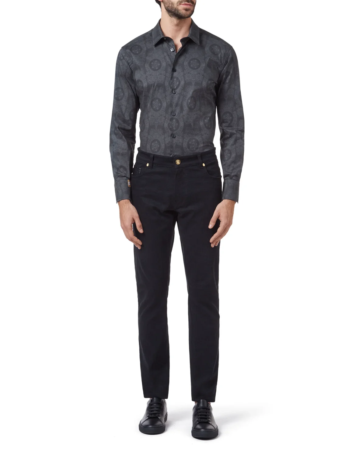 Shirt Silver Cut LS/Cristal Baroque, цвет: Черный