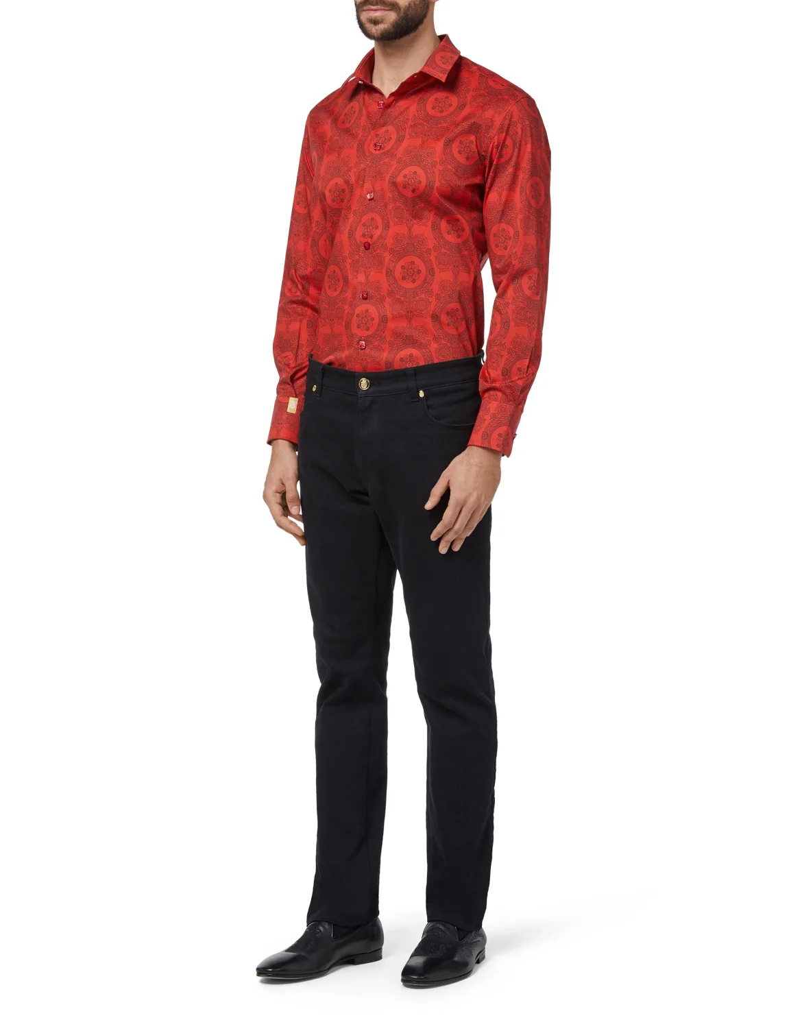 Shirt Silver Cut LS/Cristal Baroque, цвет: Красный