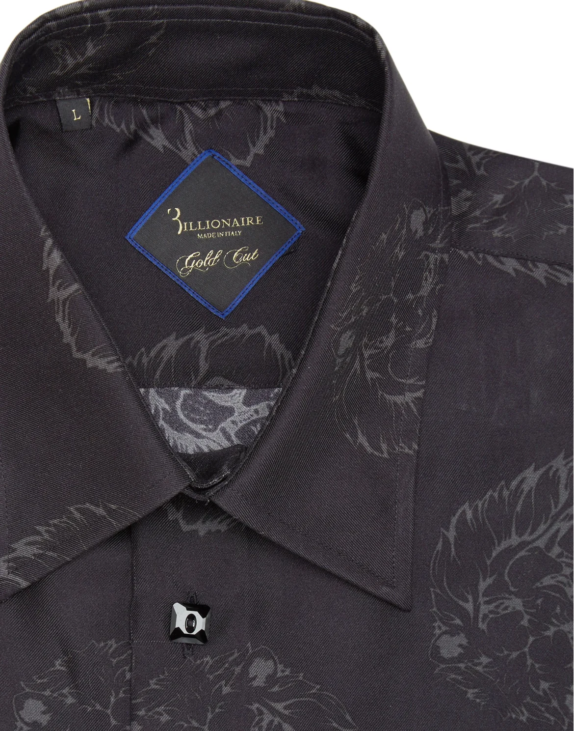 Shirt Gold Cut LS/Milano Baroque, цвет: Черный