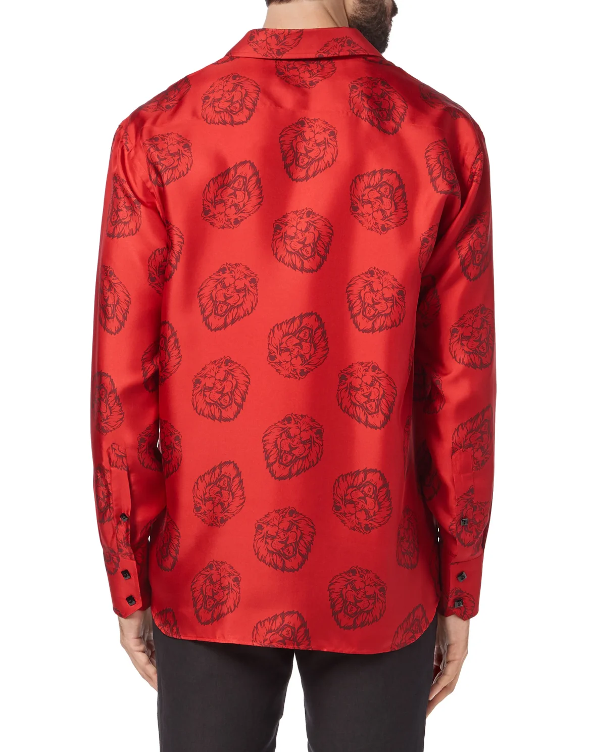 Shirt Gold Cut LS/Milano Baroque, цвет: Красный