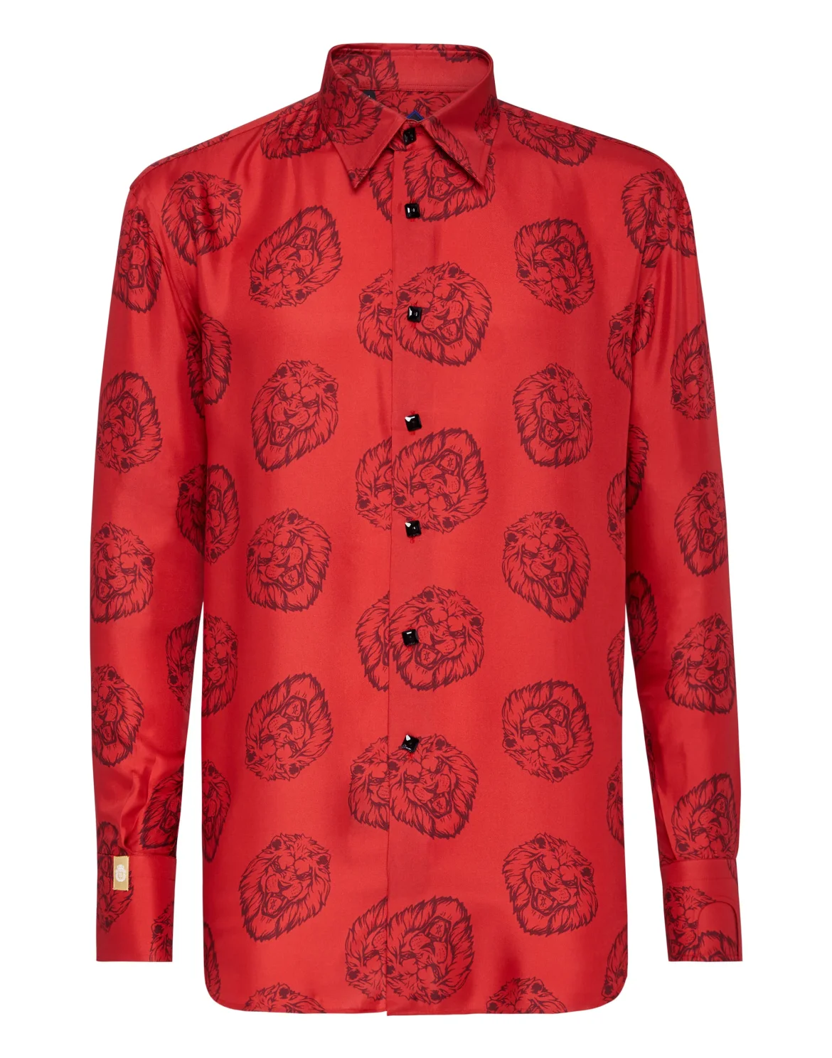 Shirt Gold Cut LS/Milano Baroque, цвет: Красный