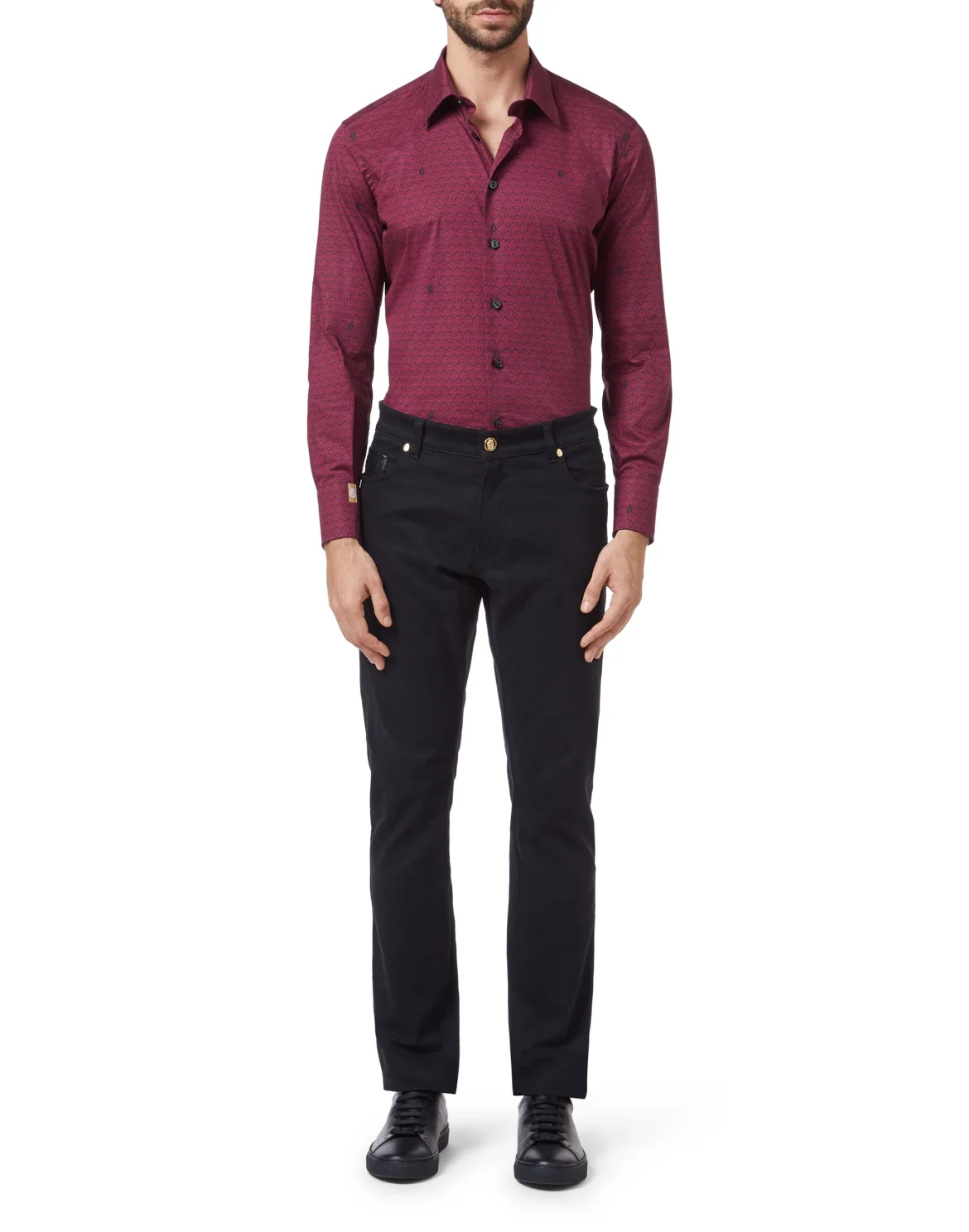 Shirt Silver Cut LS/Milano Lion, цвет: Красный