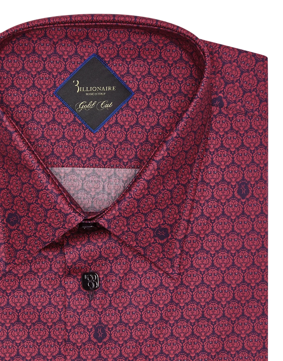 Shirt Gold Cut LS/Milano Lion, цвет: Красный