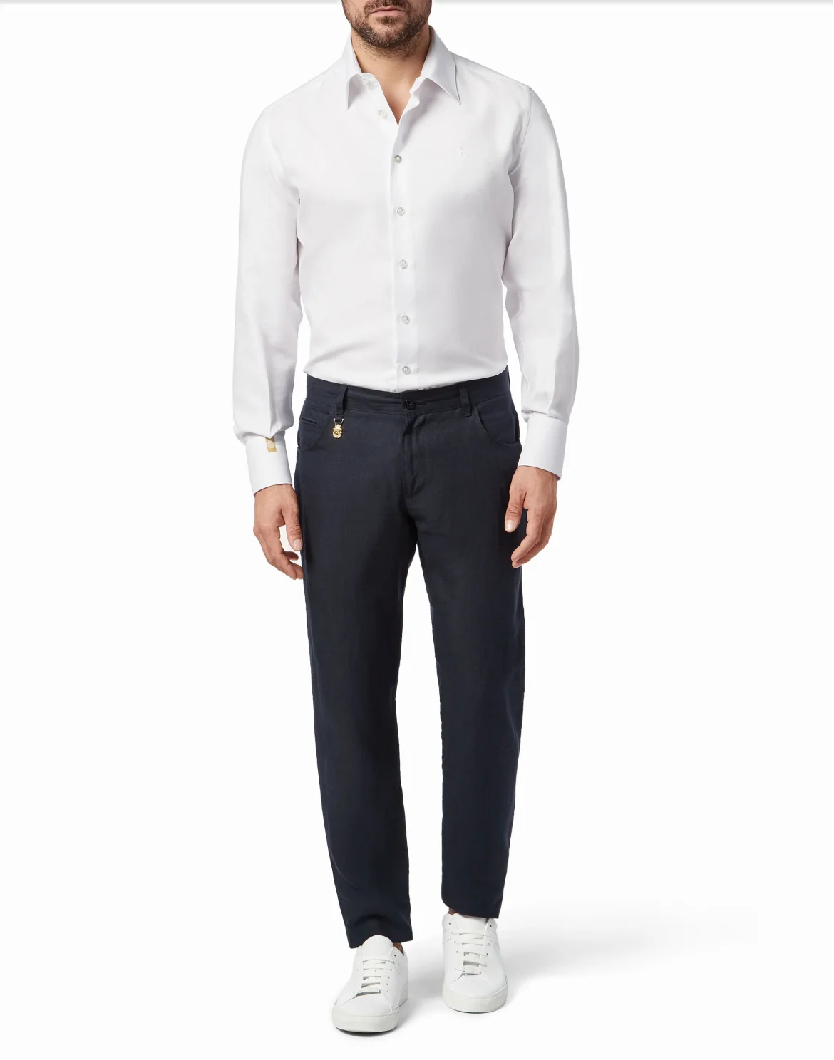 Shirt Silver Cut LS/Milano Double B, цвет: Белый