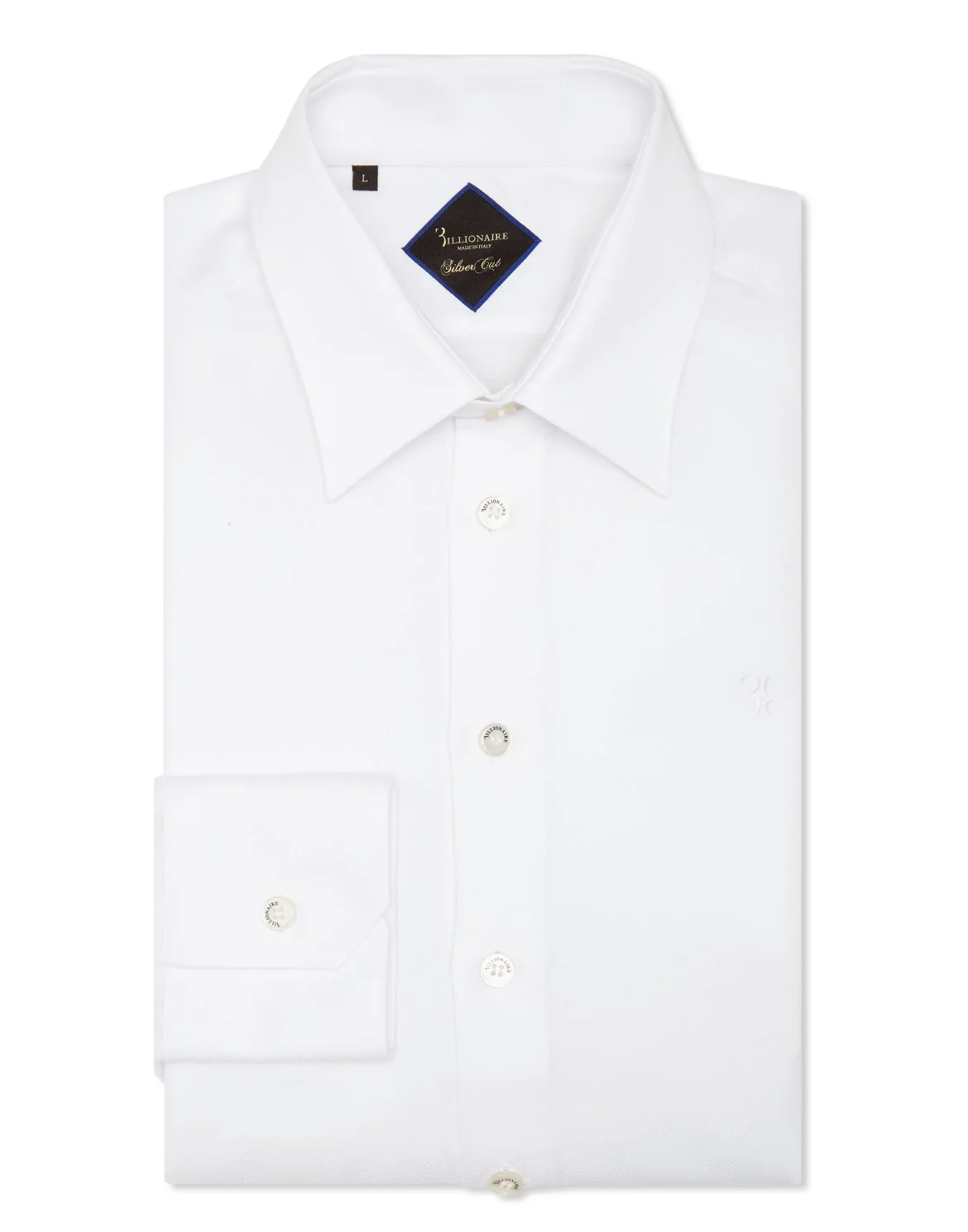 Shirt Silver Cut LS/Milano Double B, цвет: Белый