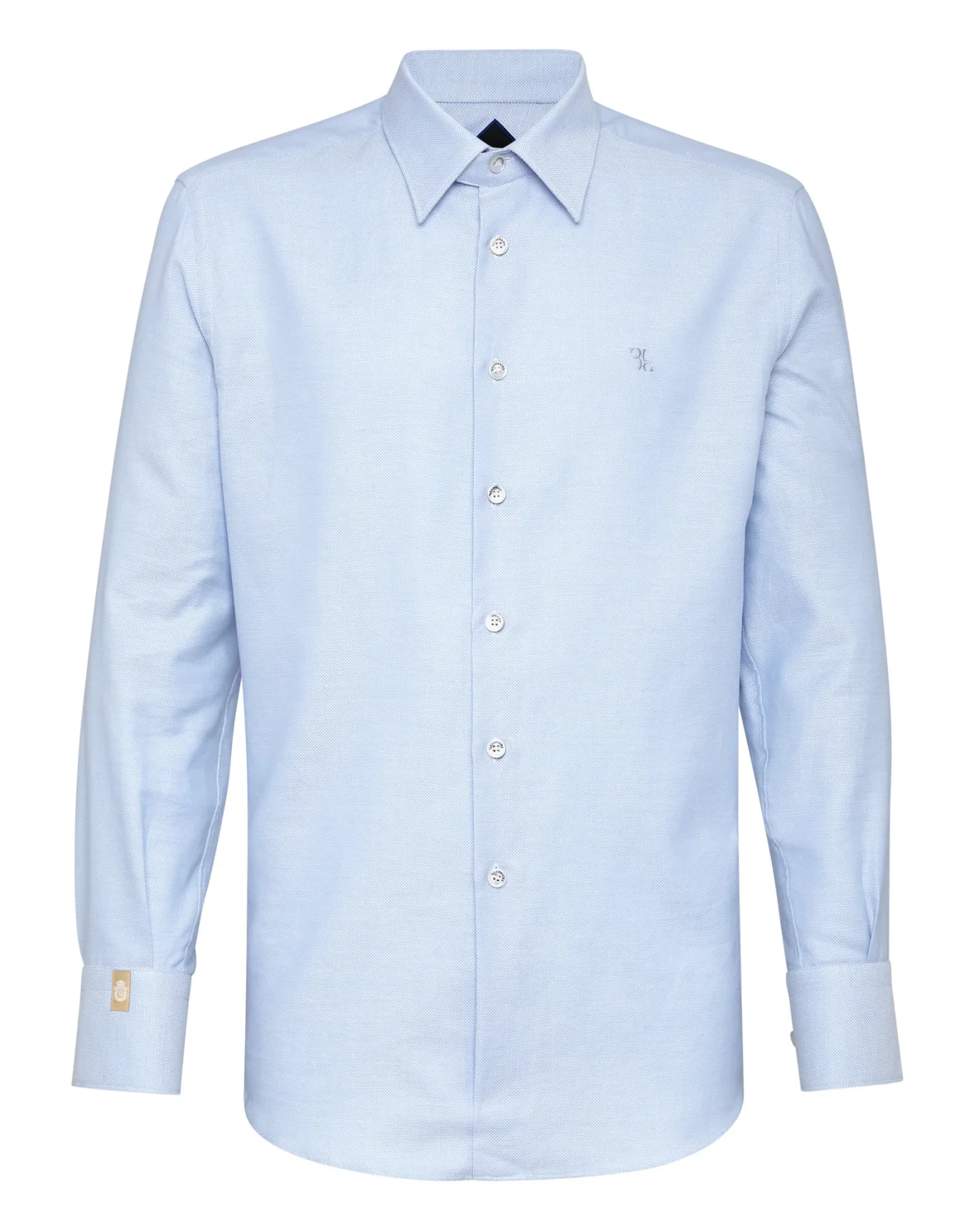 Shirt Silver Cut LS/Milano Double B, цвет: Синий