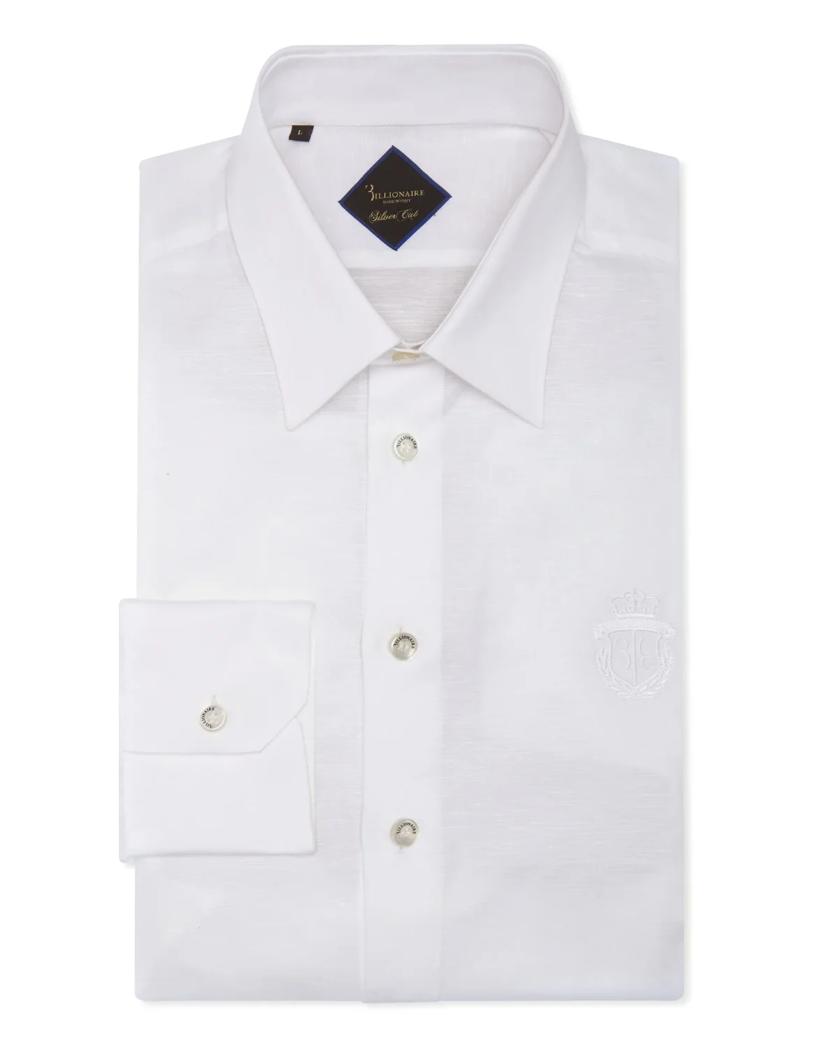 Shirt Silver Cut LS/Milano Crest, цвет: Белый