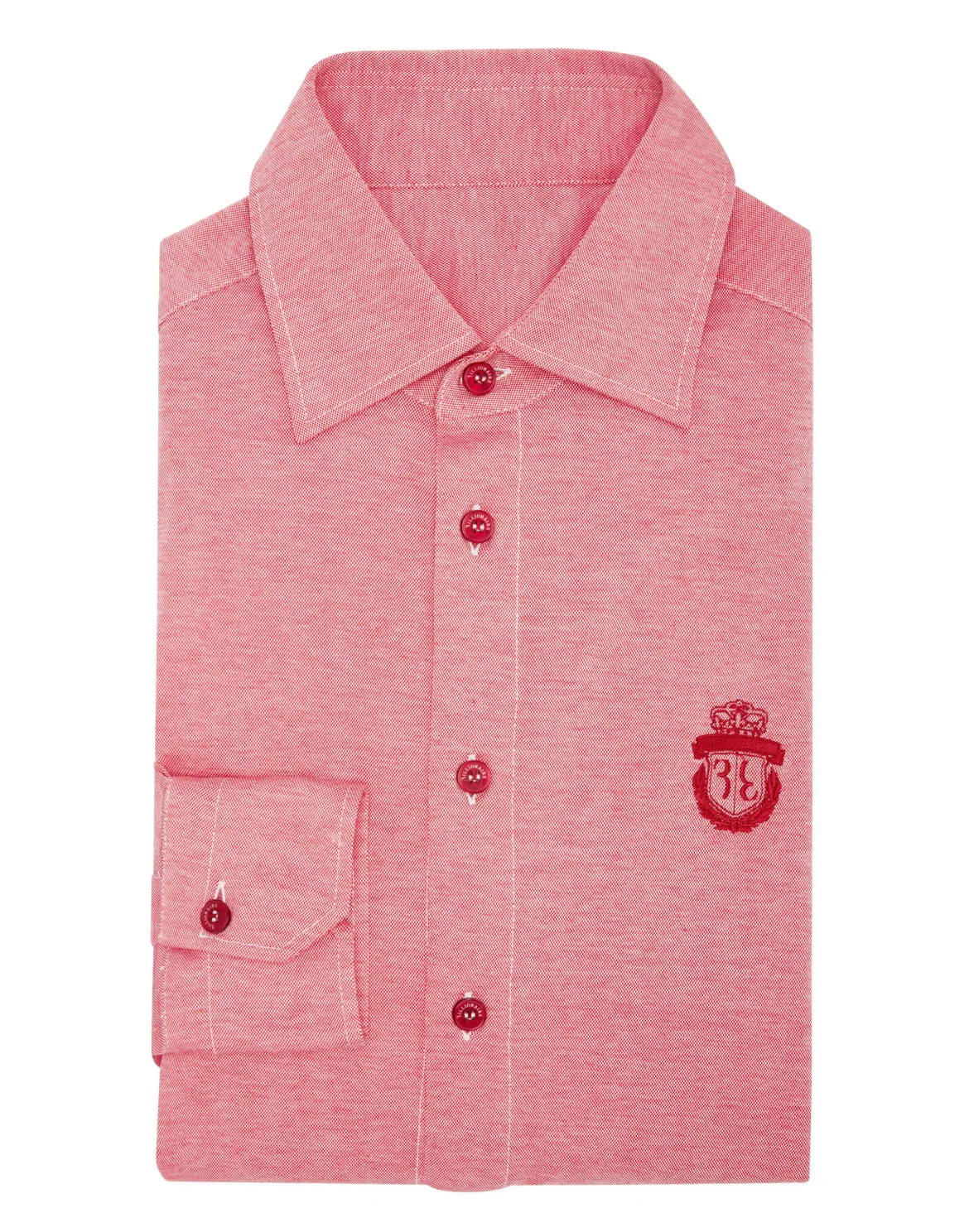 Shirt LS Crest, цвет: Красный