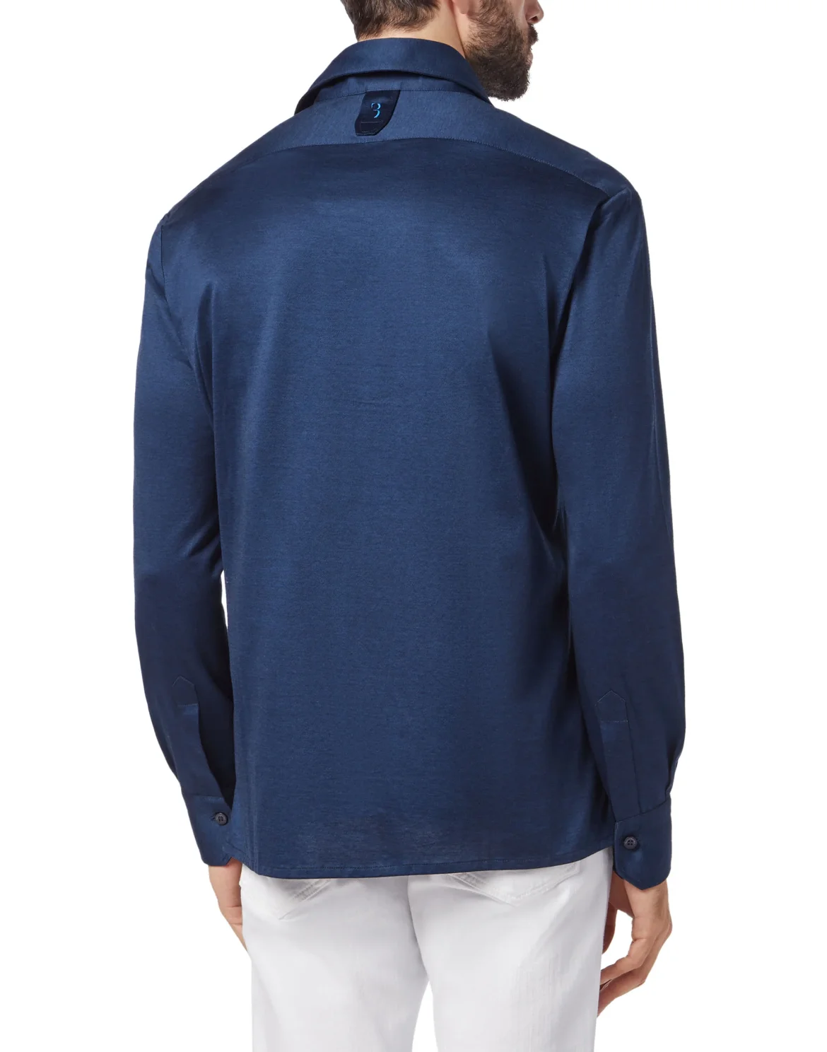 Shirt LS Crest, цвет: Синий
