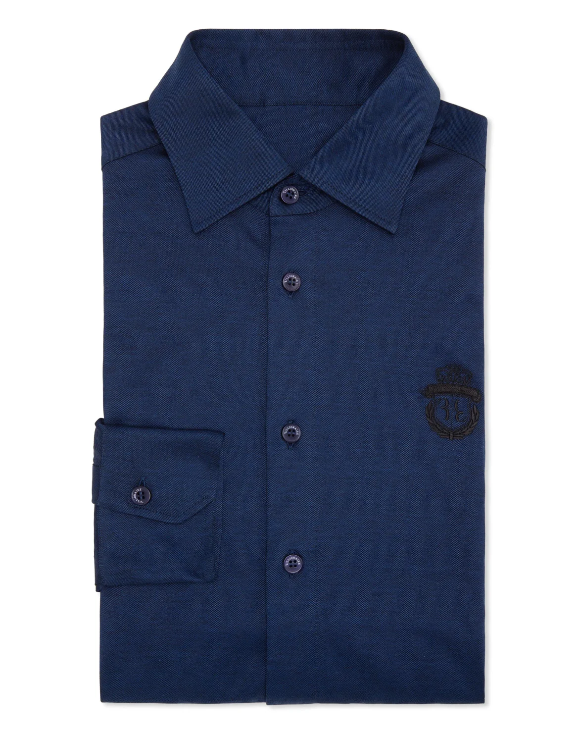 Shirt LS Crest, цвет: Синий
