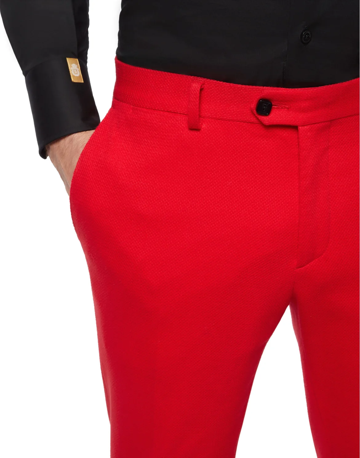 Long Trousers Chino Regular Fit Crest, цвет: Красный