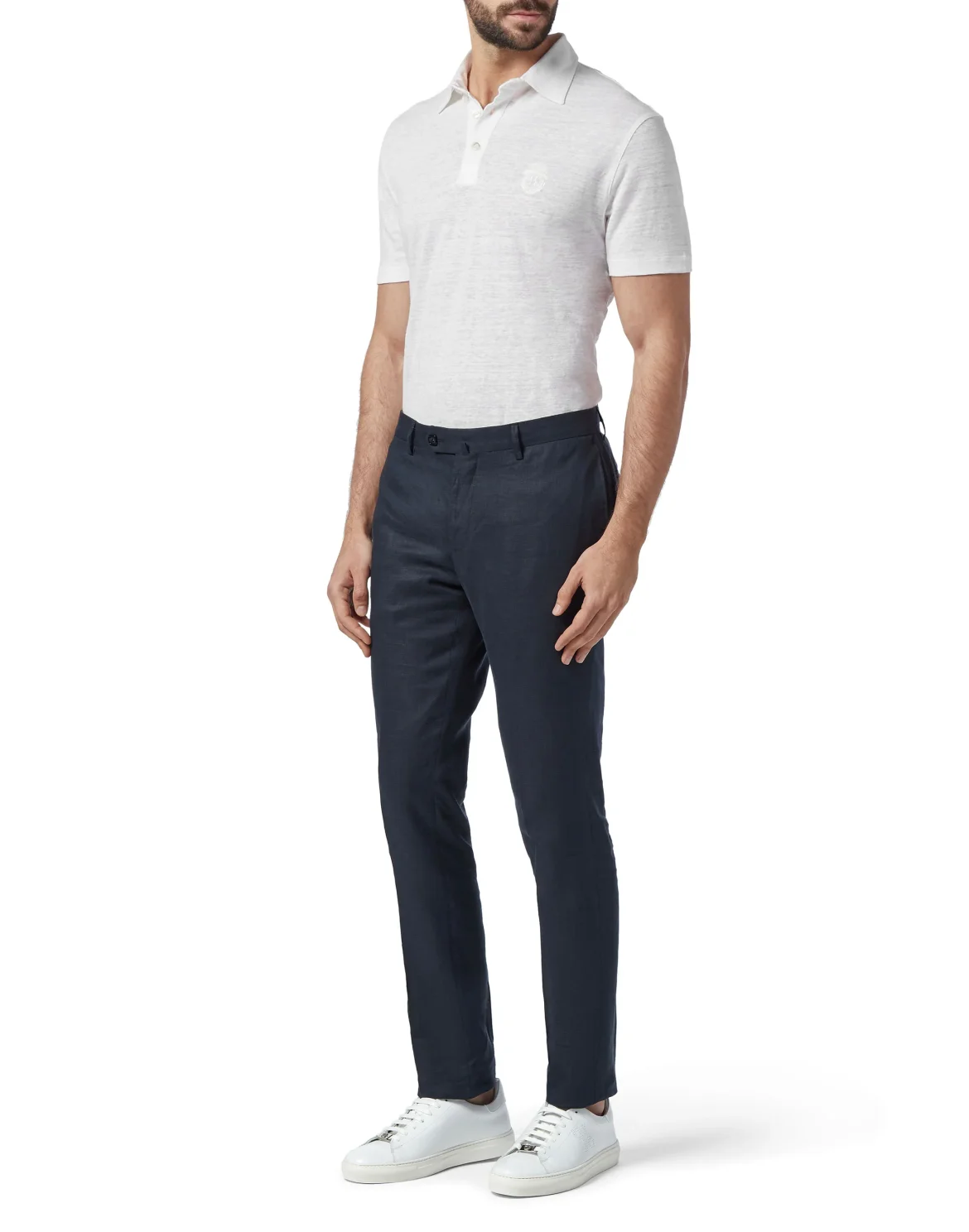 Slim Trousers Chino Crest, цвет: Синий