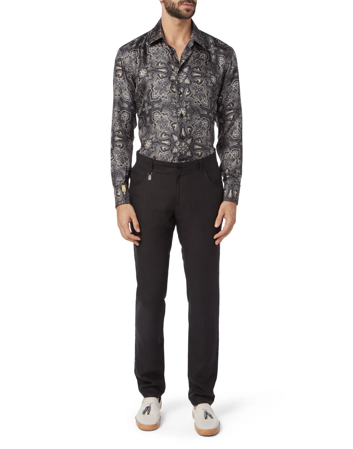 Slim Trousers Crest, цвет: Черный