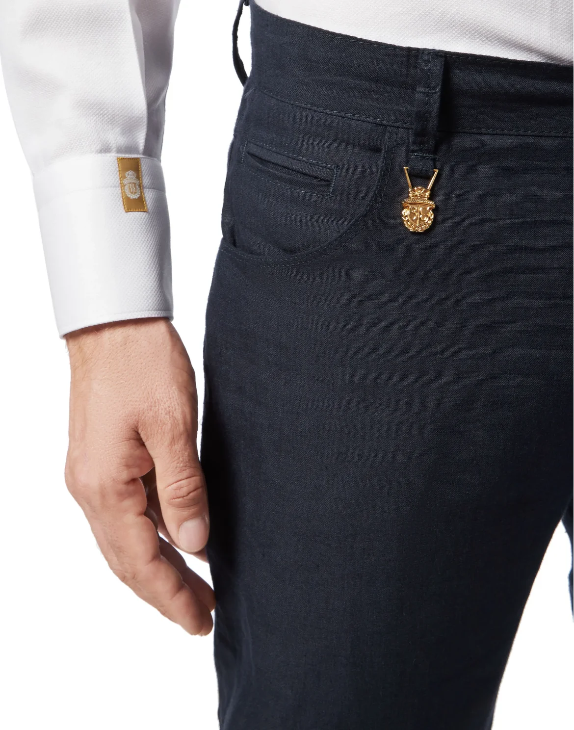 Slim Trousers Crest, цвет: Синий