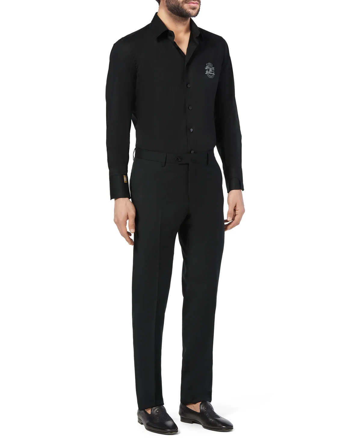 Long Trousers Regular Fit Chino Statement, цвет: Черный