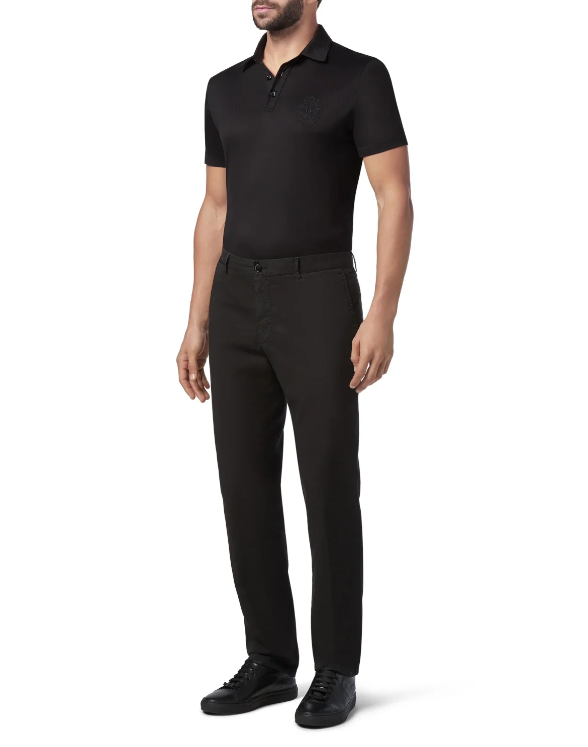 Long Trousers Regular Fit Chino Double B, цвет: Черный