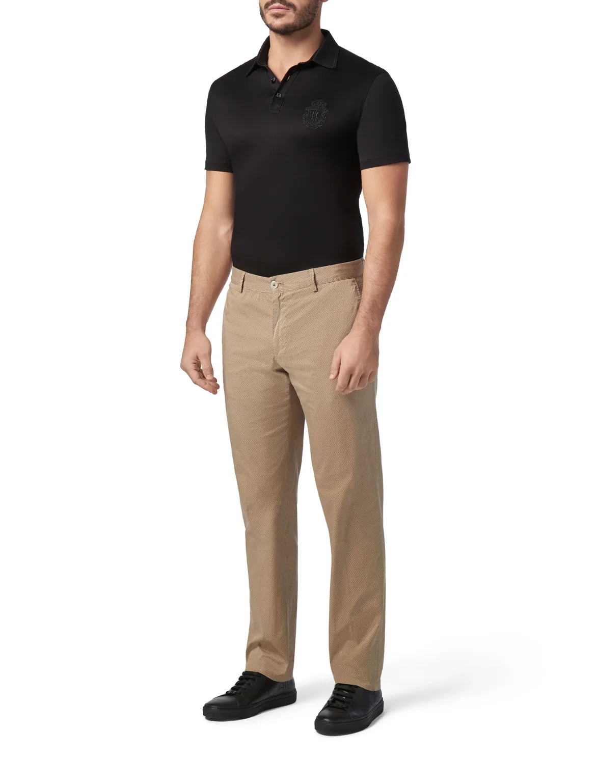 Long Trousers Regular Fit Chino Double B, цвет: Бежевый