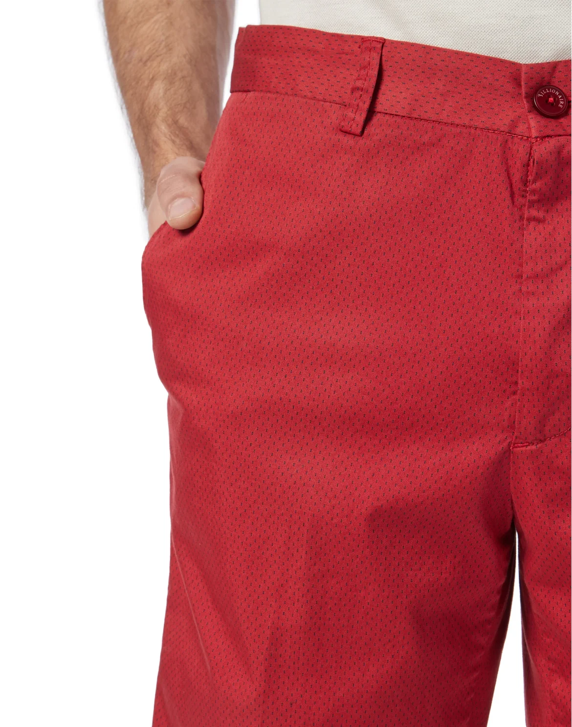 Short Trousers Slim Fit Double B, цвет: Красный