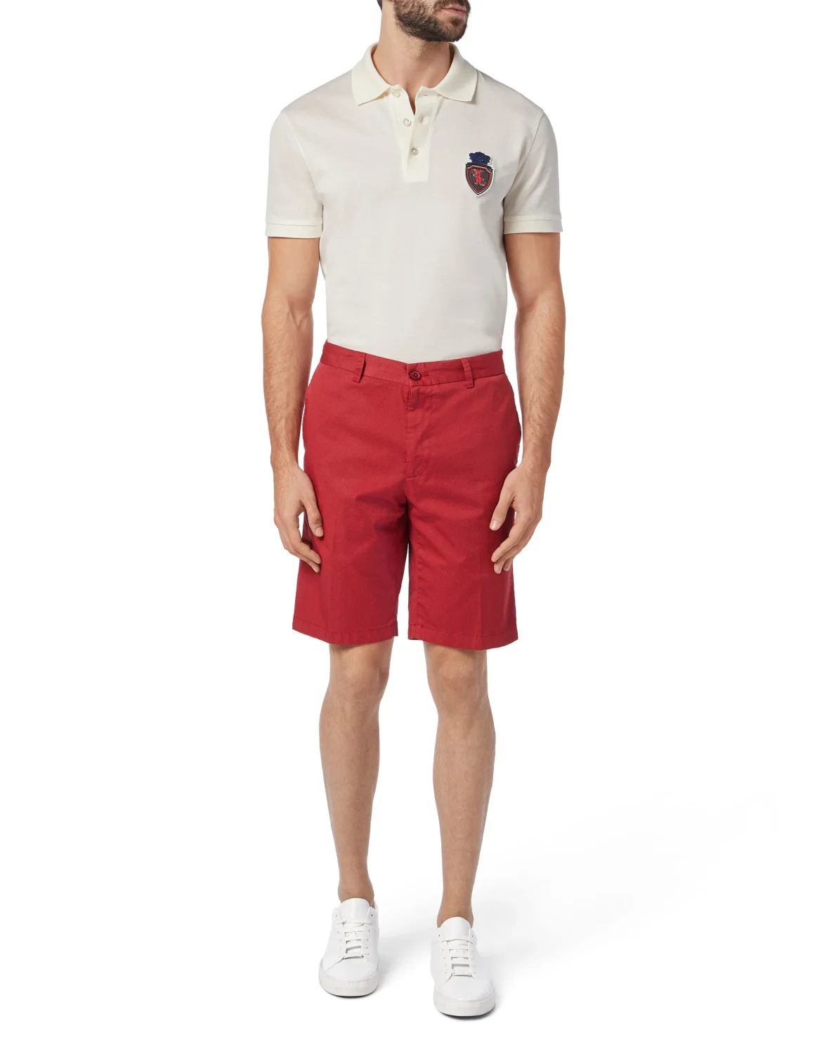 Short Trousers Slim Fit Double B, цвет: Красный