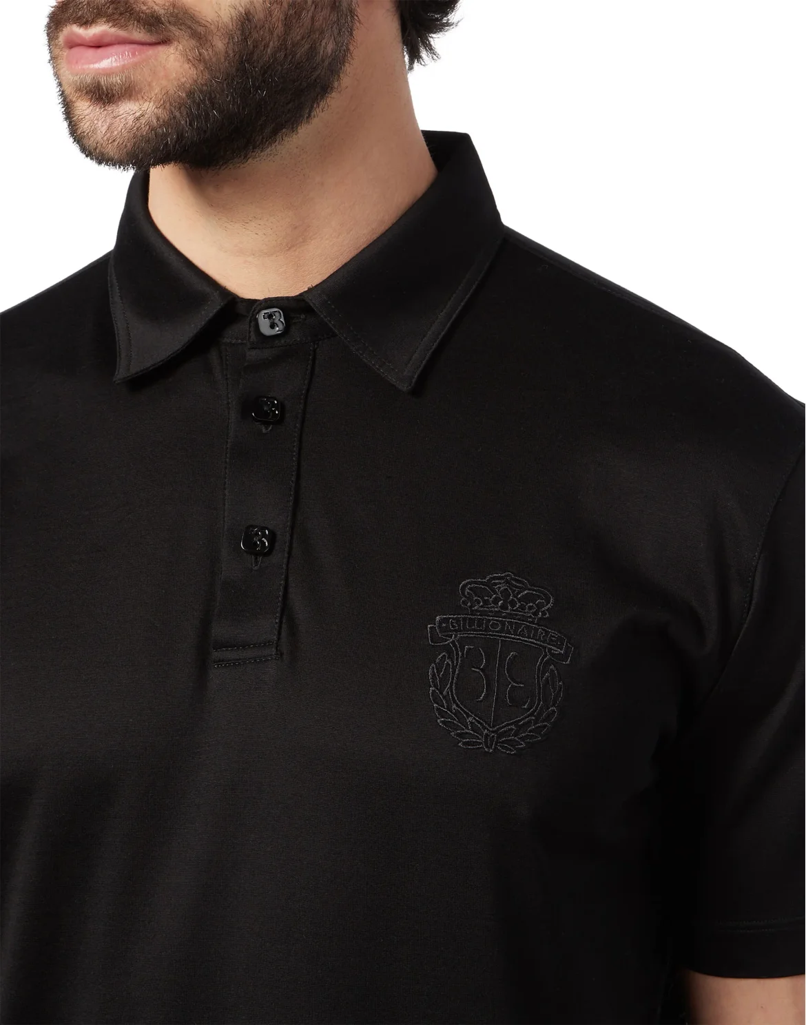 Polo shirt SS Crest, цвет: Черный