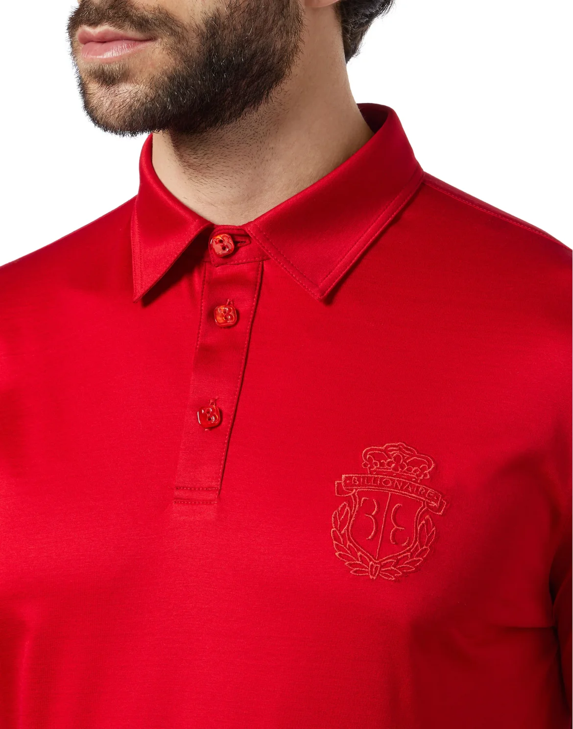 Polo shirt SS Crest, цвет: Красный