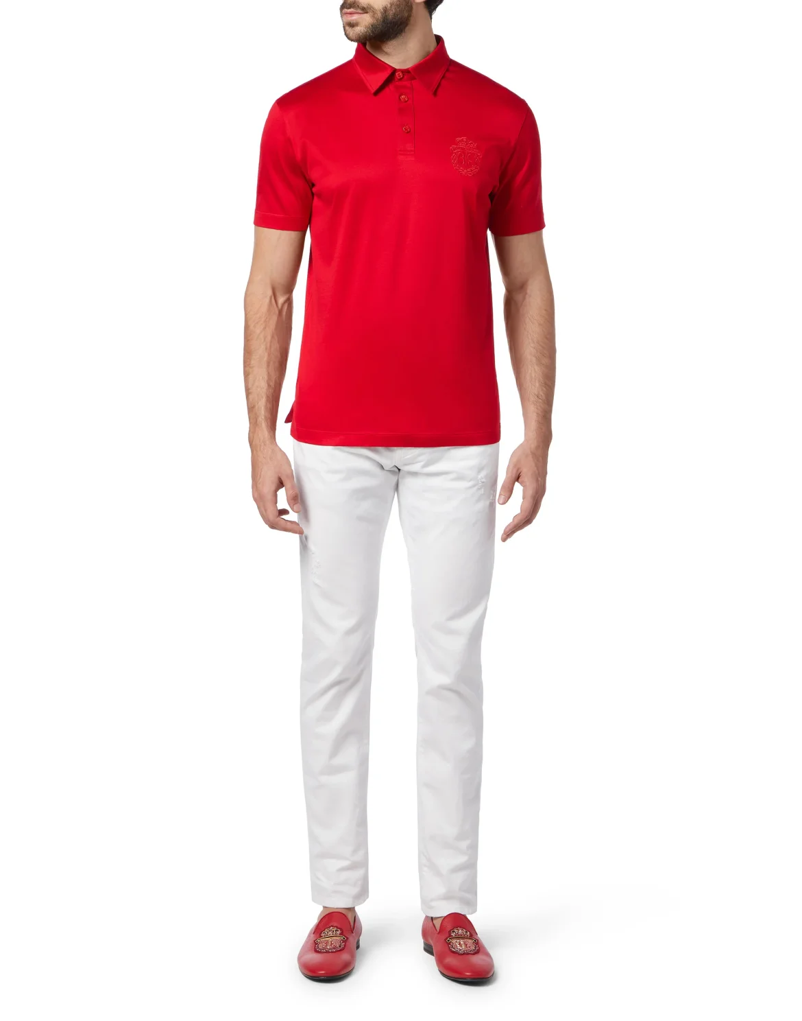 Polo shirt SS Crest, цвет: Красный
