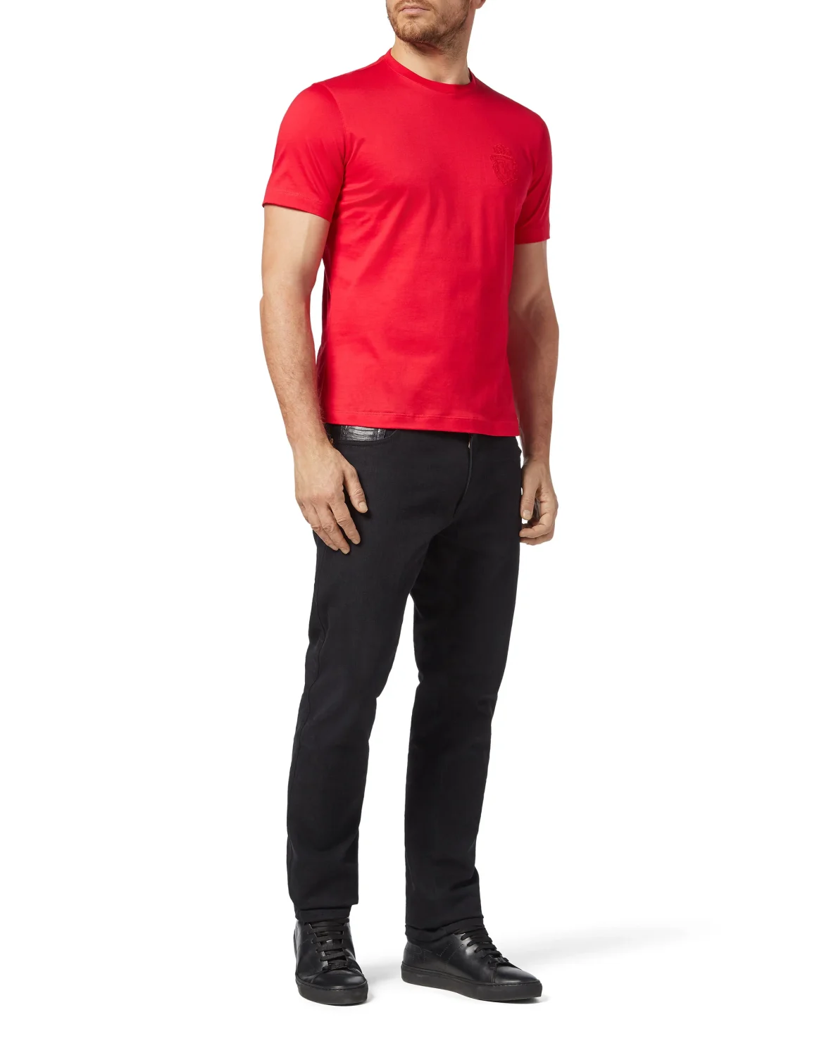 T-shirt Round Neck SS Crest, цвет: Красный
