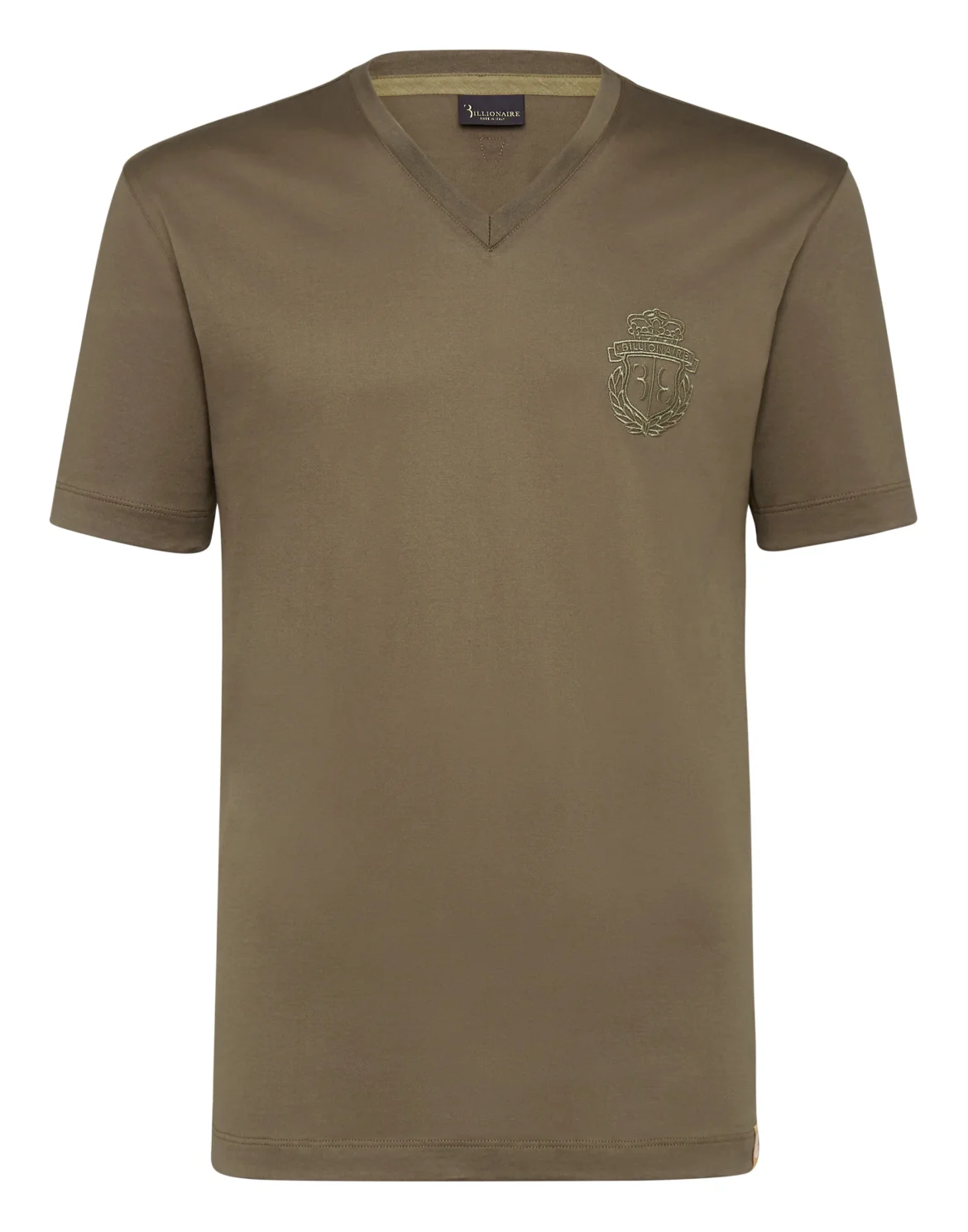T-shirt V-Neck SS Crest, цвет: Зеленый