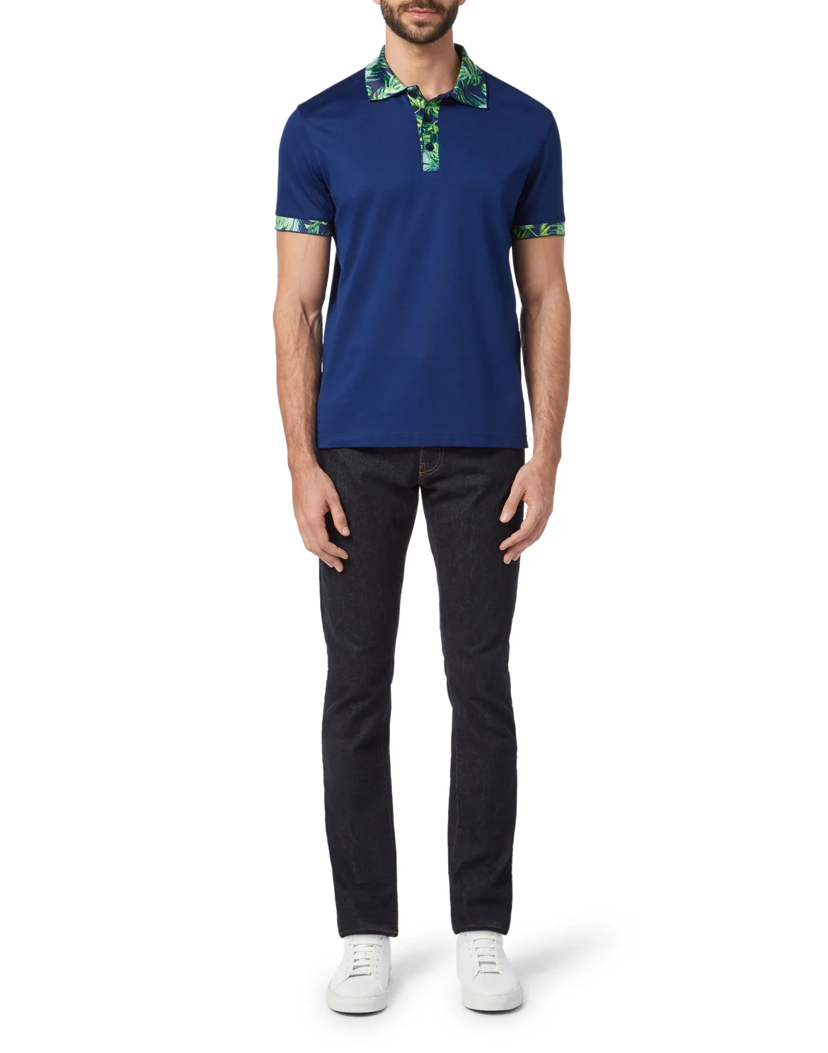 Polo shirt SS Palms, цвет: Синий