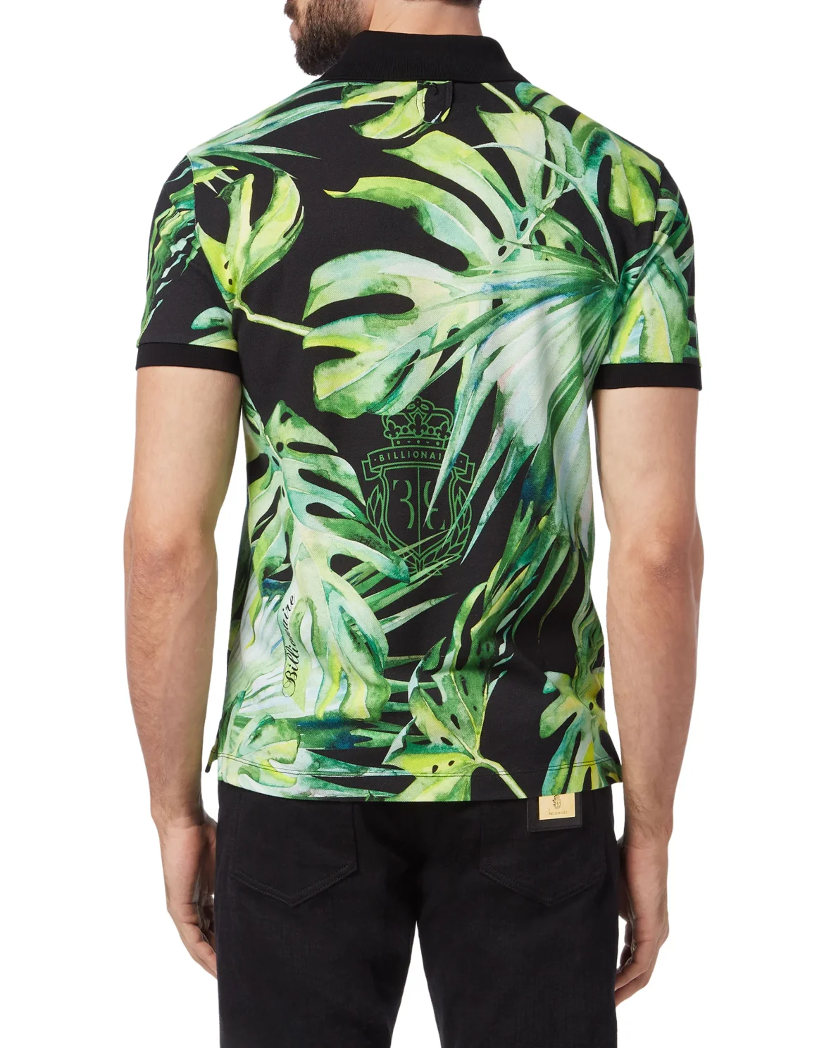 Polo shirt SS Palms, цвет: Черный