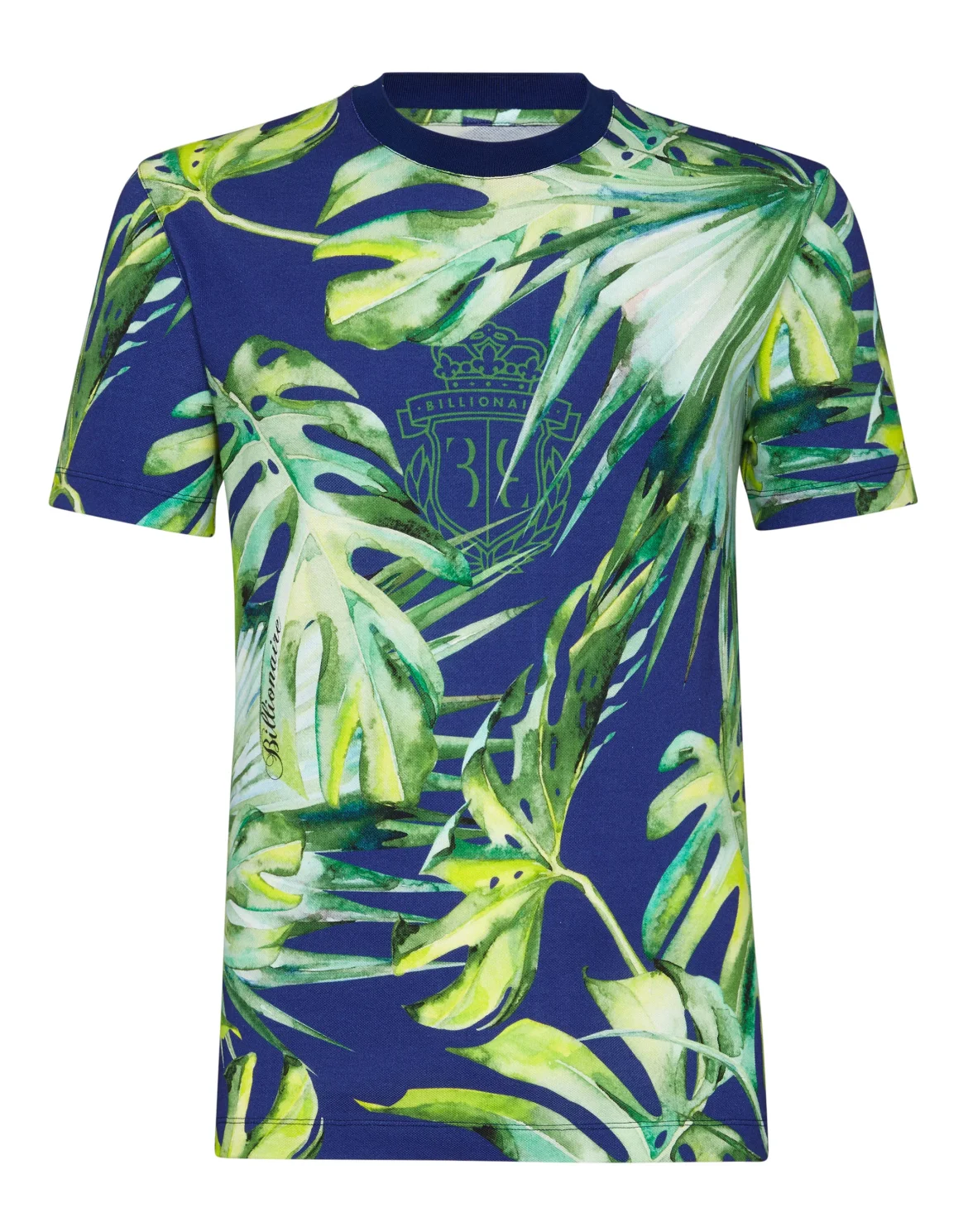 T-shirt Round Neck SS Palms, цвет: Синий