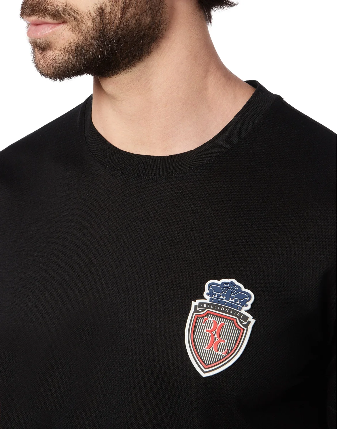 T-shirt Round Neck SS Crest, цвет: Черный