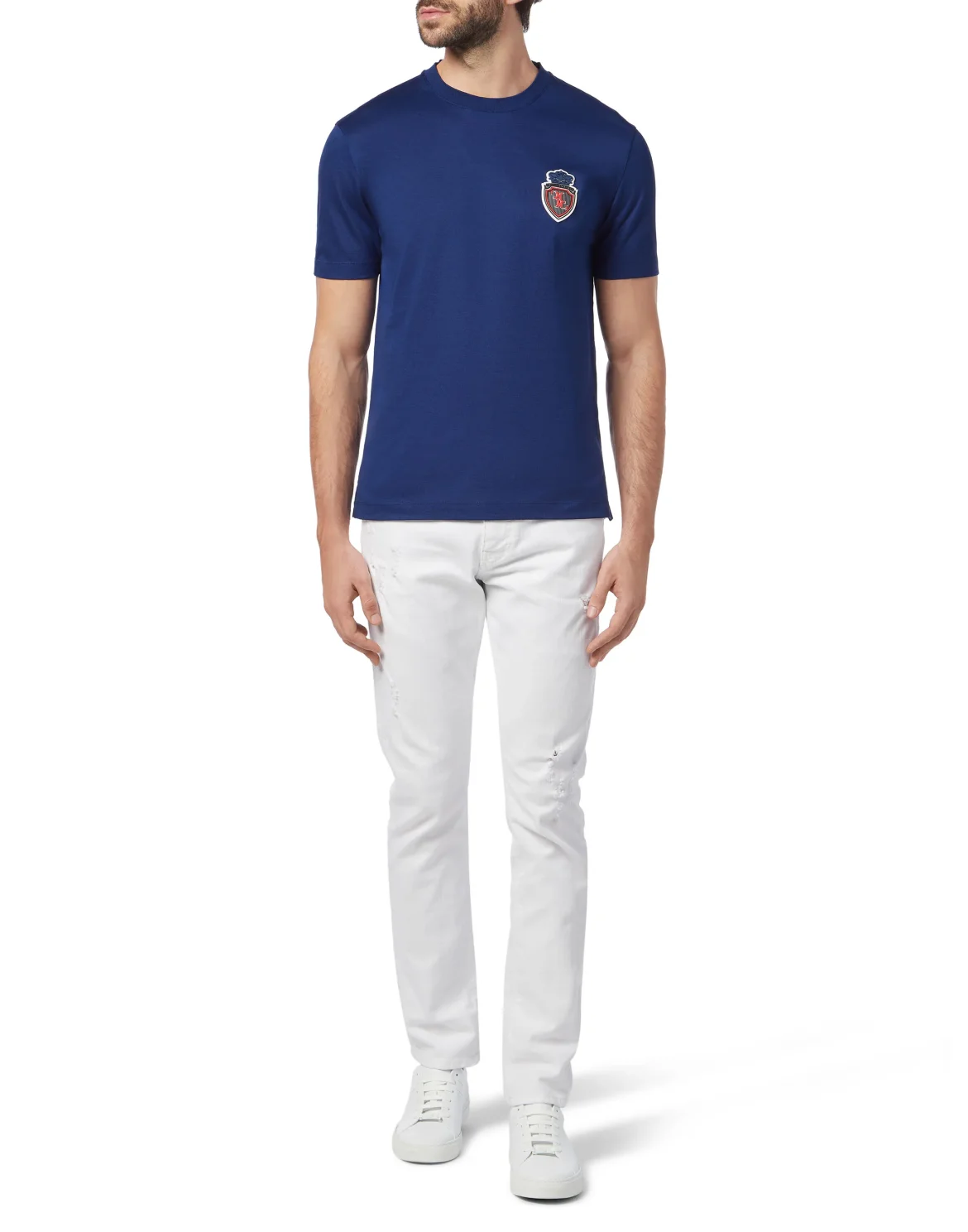 T-shirt Round Neck SS Crest, цвет: Синий